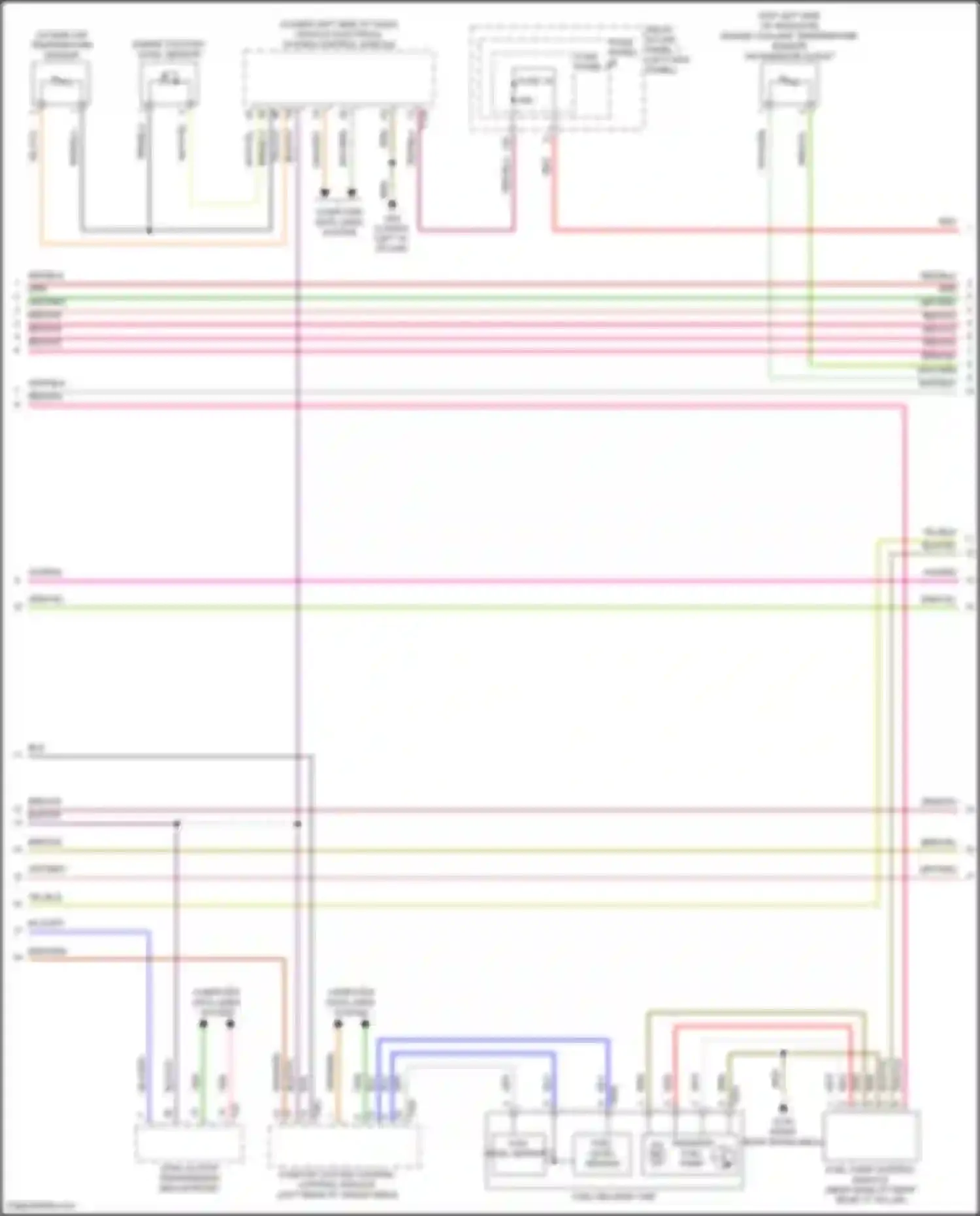 Wiring diagram fuel delivery unit for Audi Q5 e-tron I (2022-2024) (4 of 4)