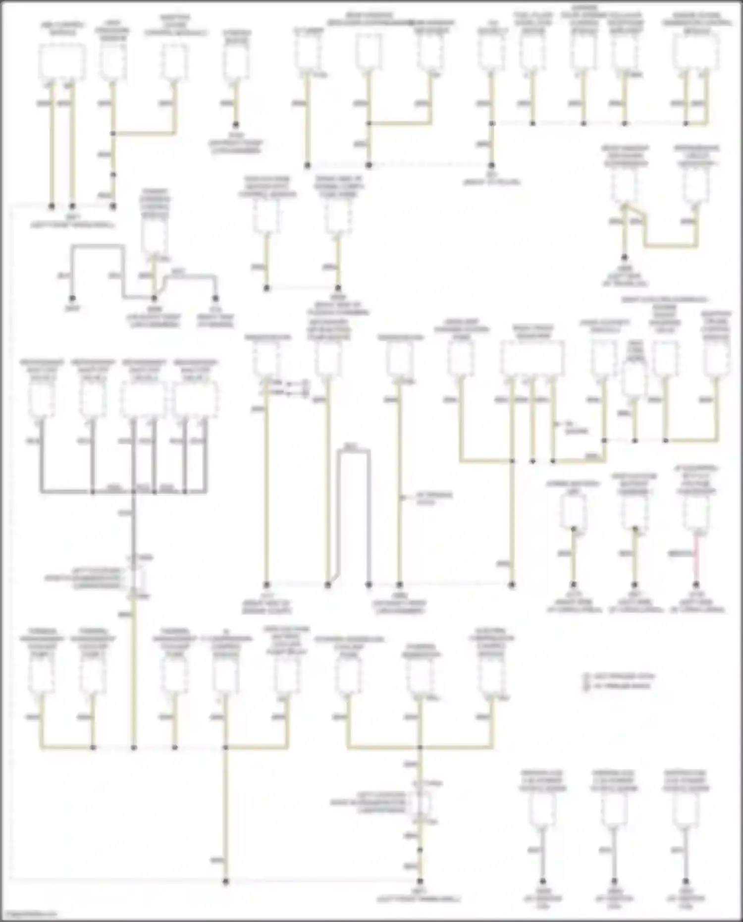 Wiring diagram garage door opener control module for Audi Q5 e-tron I (2022-2024) (3 of 4)