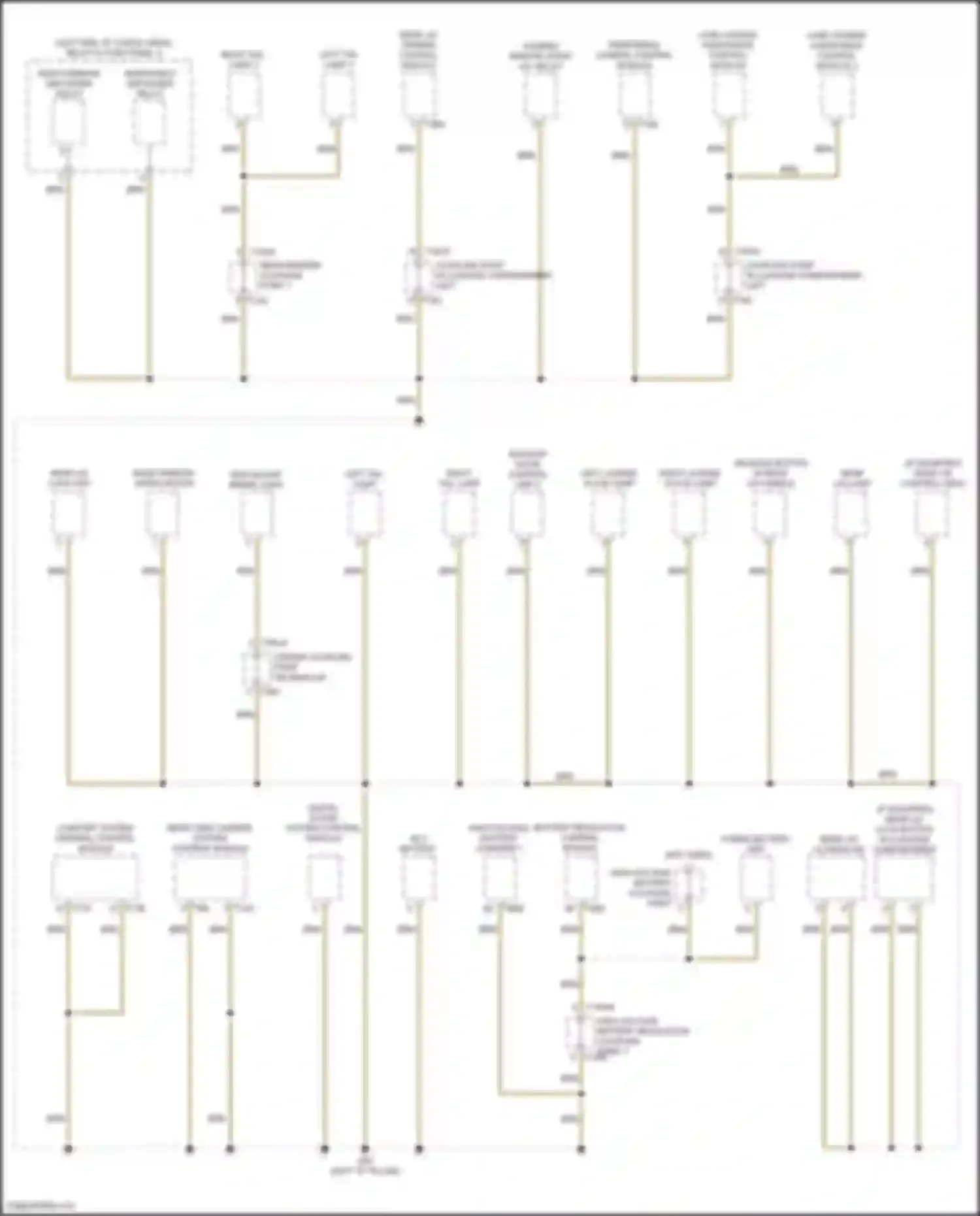 Wiring diagram high mount brake light for Audi Q5 e-tron I (2022-2024) (1 of 1)