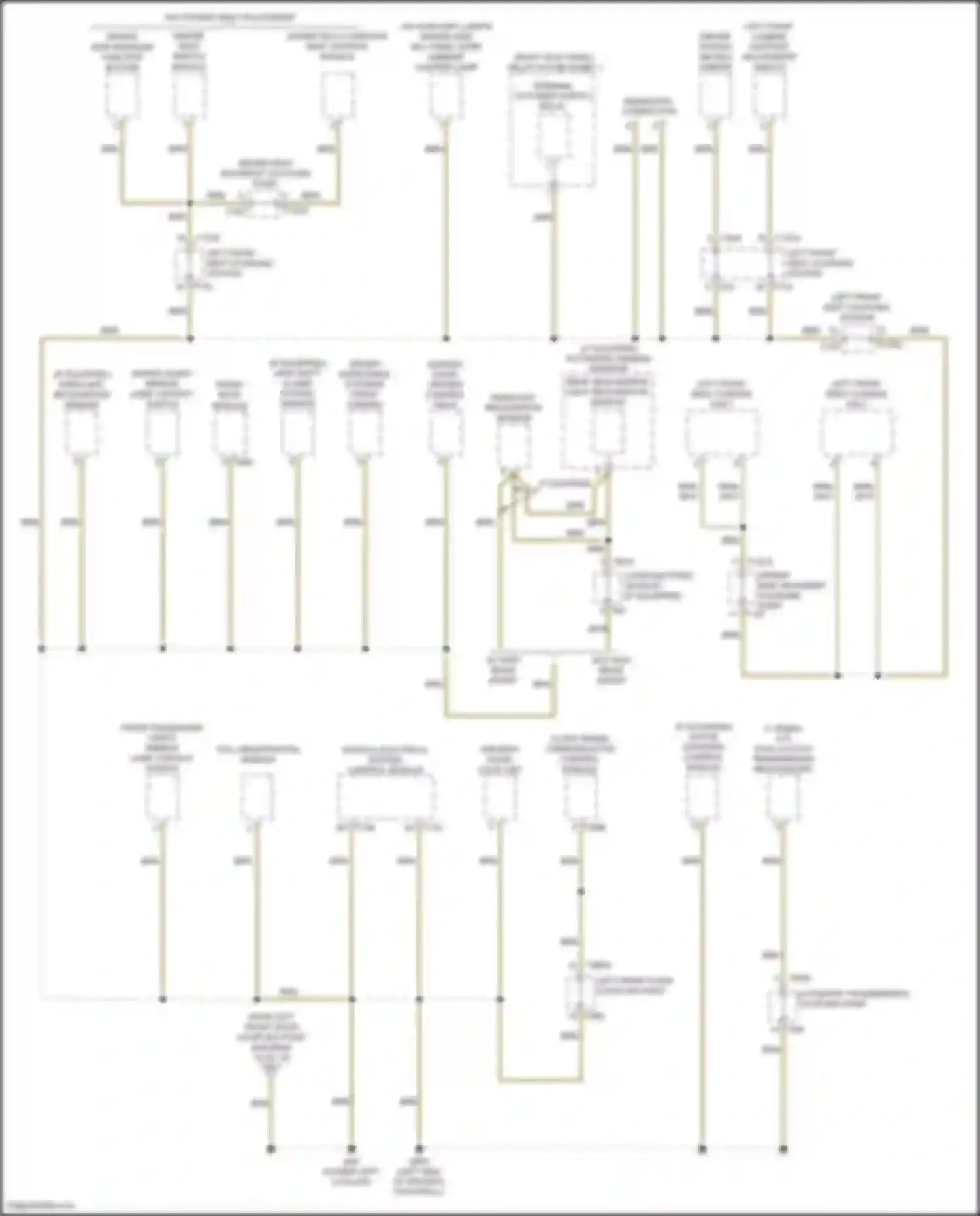 Wiring diagram left front door coupling point for Audi Q5 e-tron I (2022-2024) (5 of 29)