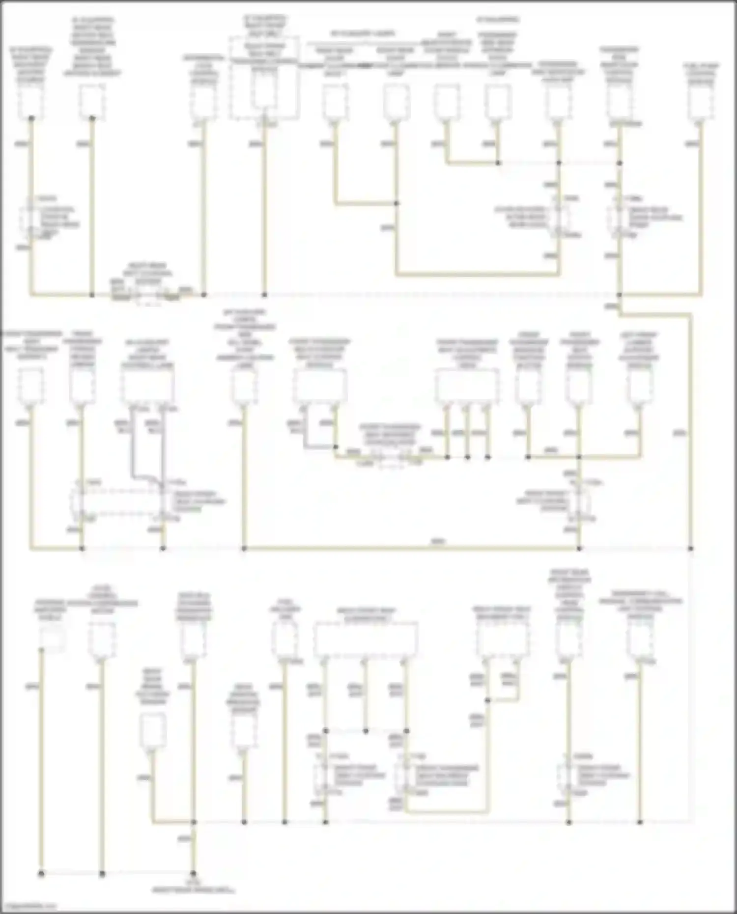 Wiring diagram left front lumbar support adjustment switch for Audi Q5 e-tron I (2022-2024) (2 of 4)