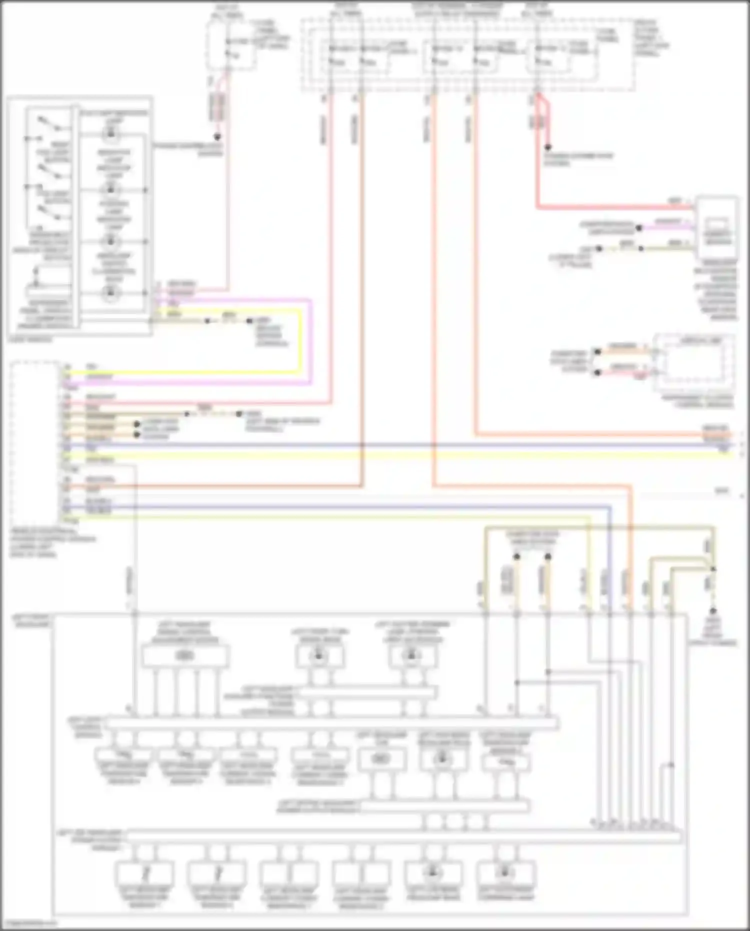 Wiring diagram light switch for Audi Q5 e-tron I (2022-2024) (5 of 11)
