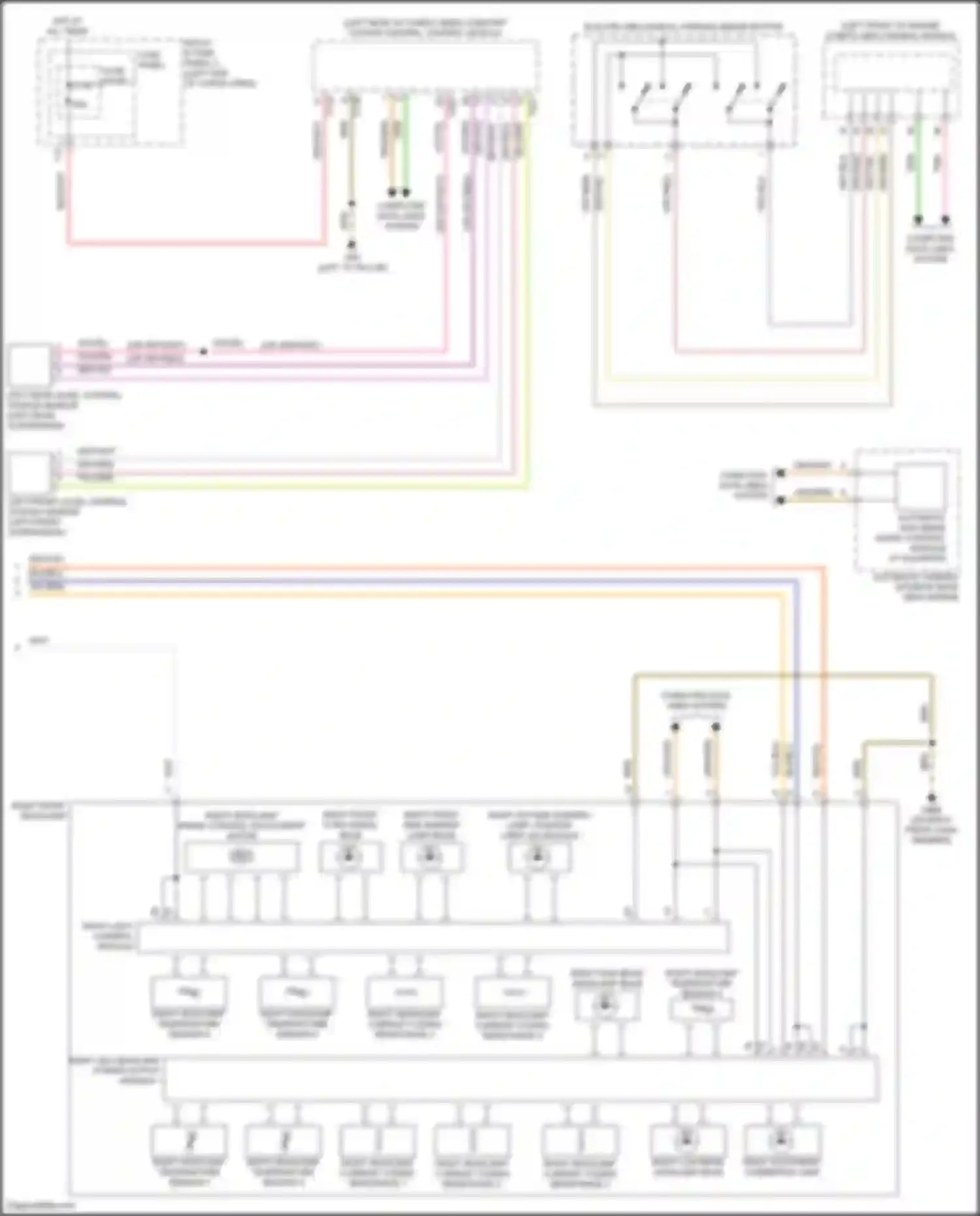 Wiring diagram right led headlamp power output module 1 for Audi Q5 e-tron I (2022-2024) (3 of 4)