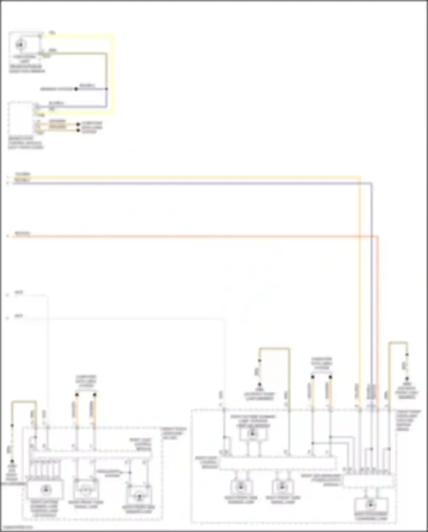 Wiring diagram right light control module for Audi Q5 e-tron I (2022-2024) (2 of 5)