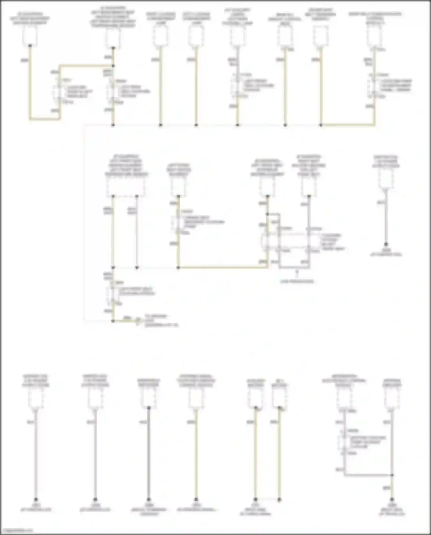 Wiring diagram steering wheel touch recognition control module for Audi Q5 e-tron I (2022-2024) (2 of 4)