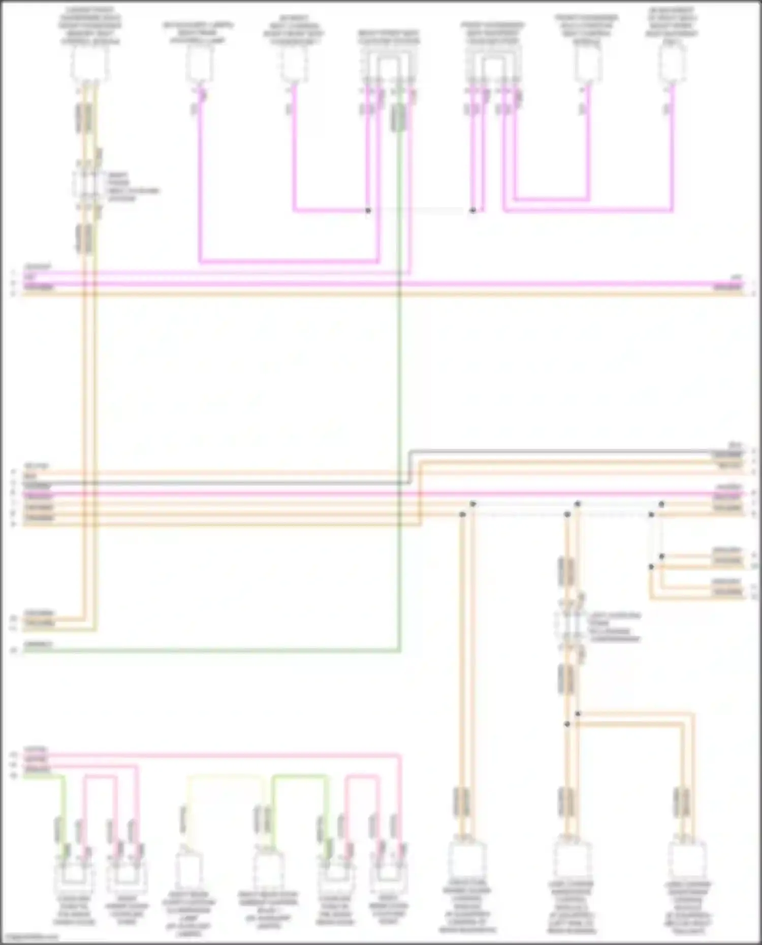 Wiring diagram structure borne sound control module for Audi Q5 e-tron I (2022-2024) (2 of 3)