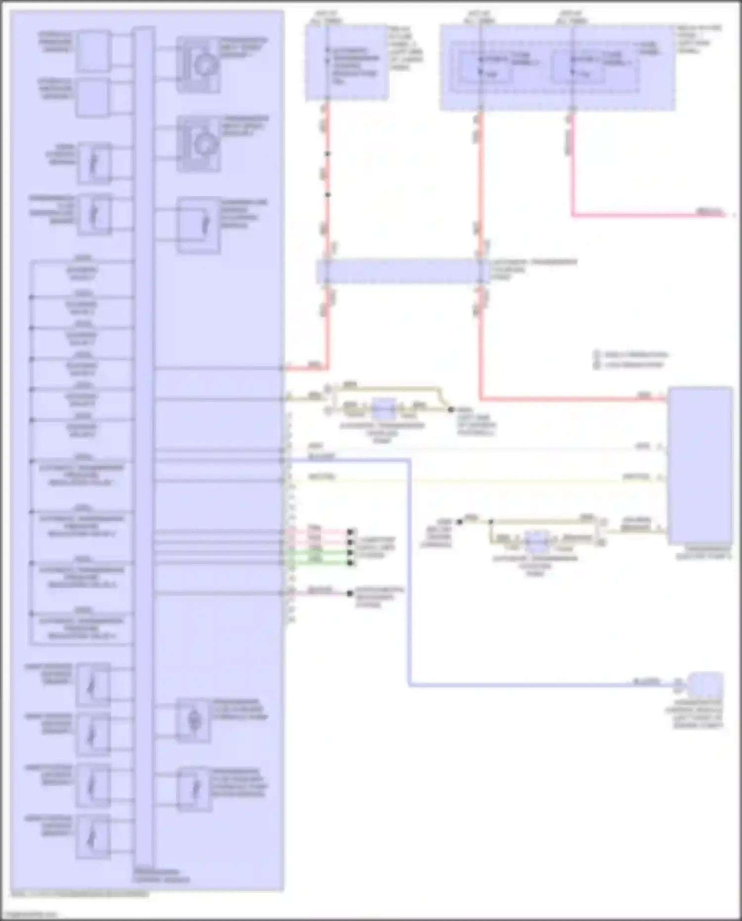 Wiring diagram transmission fluid temperature sensor for Audi Q5 e-tron I (2022-2024) (1 of 1)