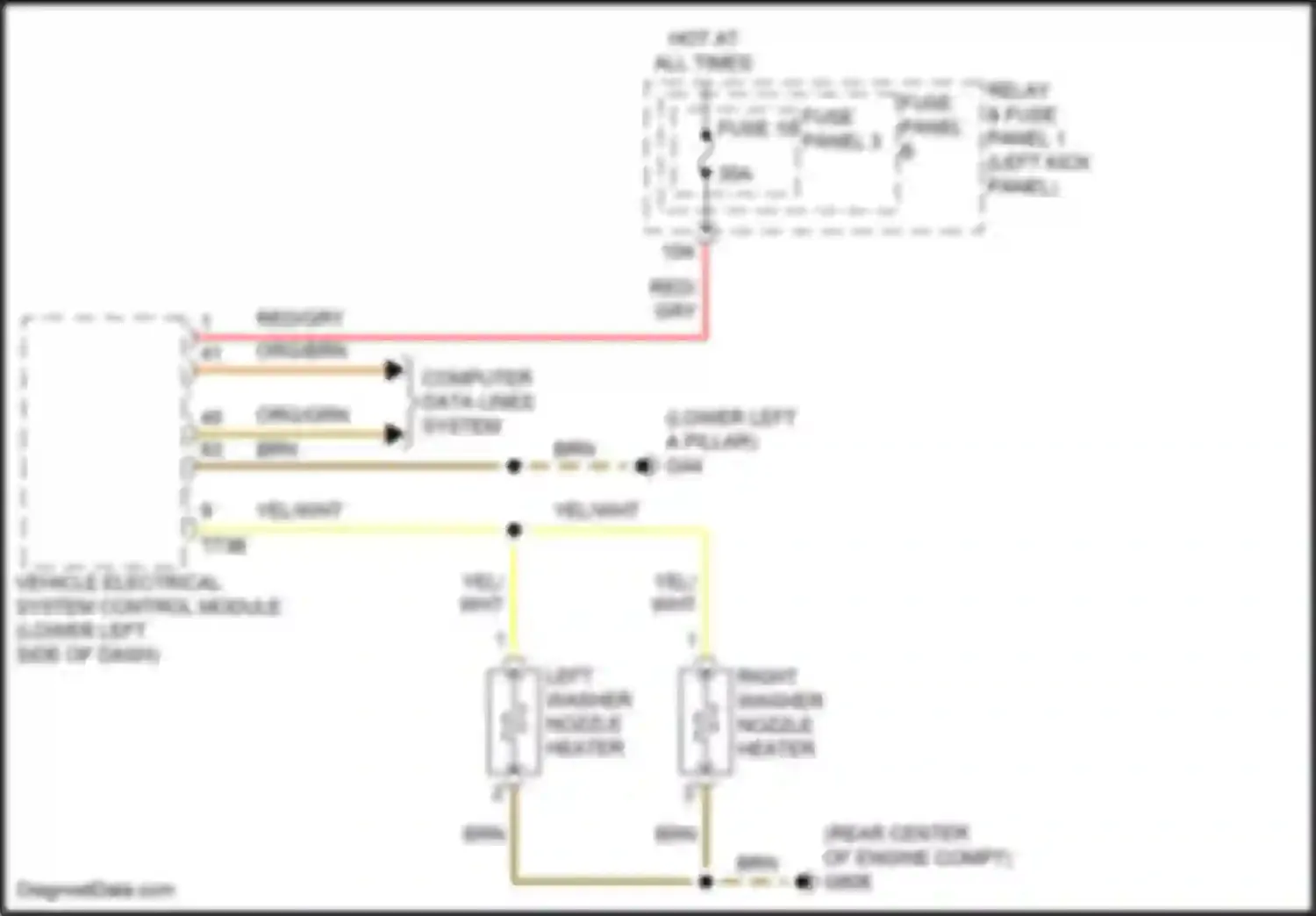 Wiring diagram yel for Audi Q5 e-tron I (2022-2024) (68 of 78)