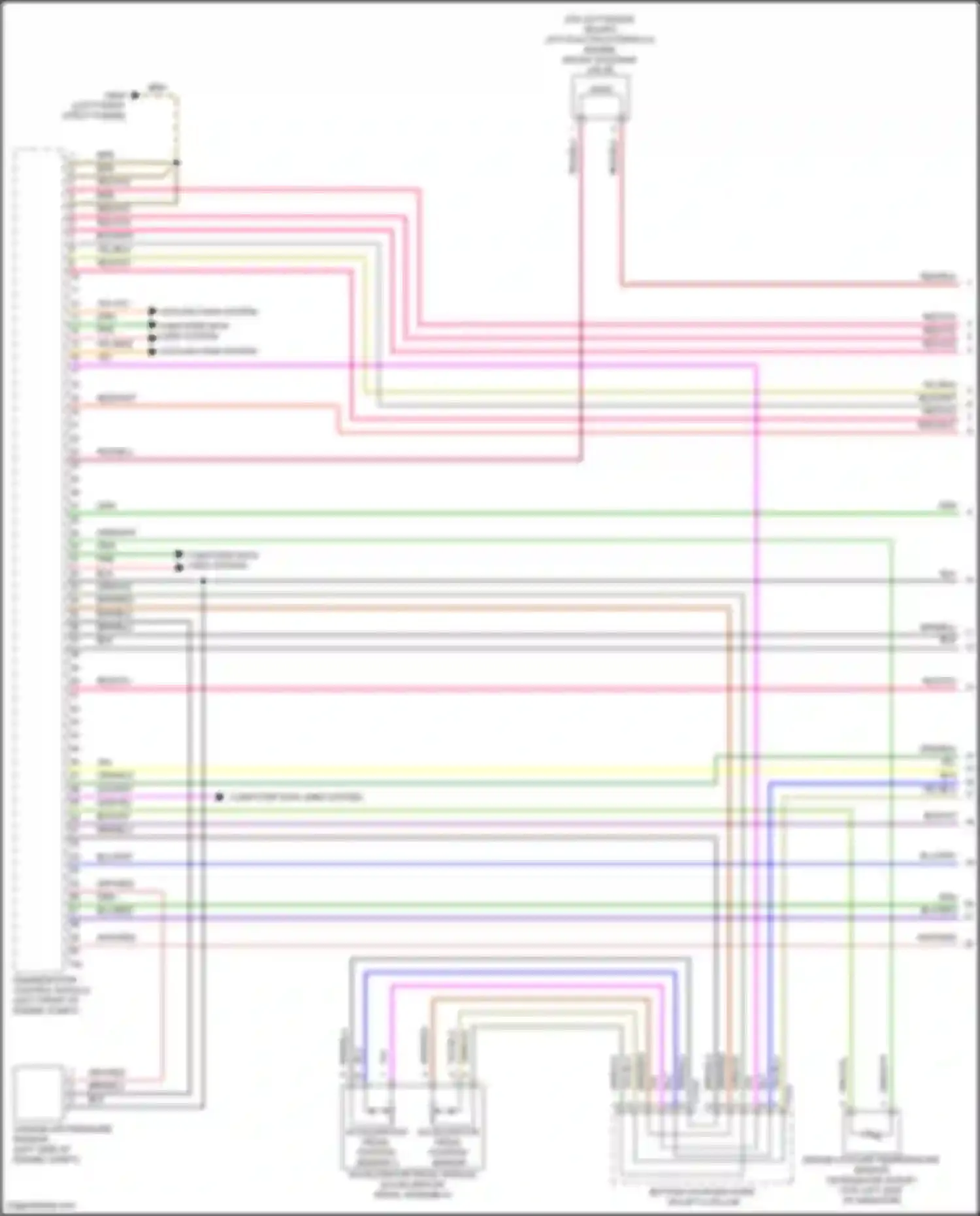 Q5 Sportback Audi FY (2020-2024): Wiring diagram engine performance 2.0l turbo hybrid, engine controls circuit (1 of 10)