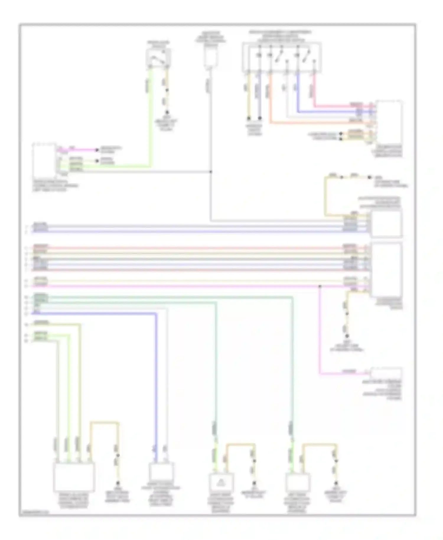 Q5 Audi I (2008-2012): Anti-theft circuit (2 of 2)