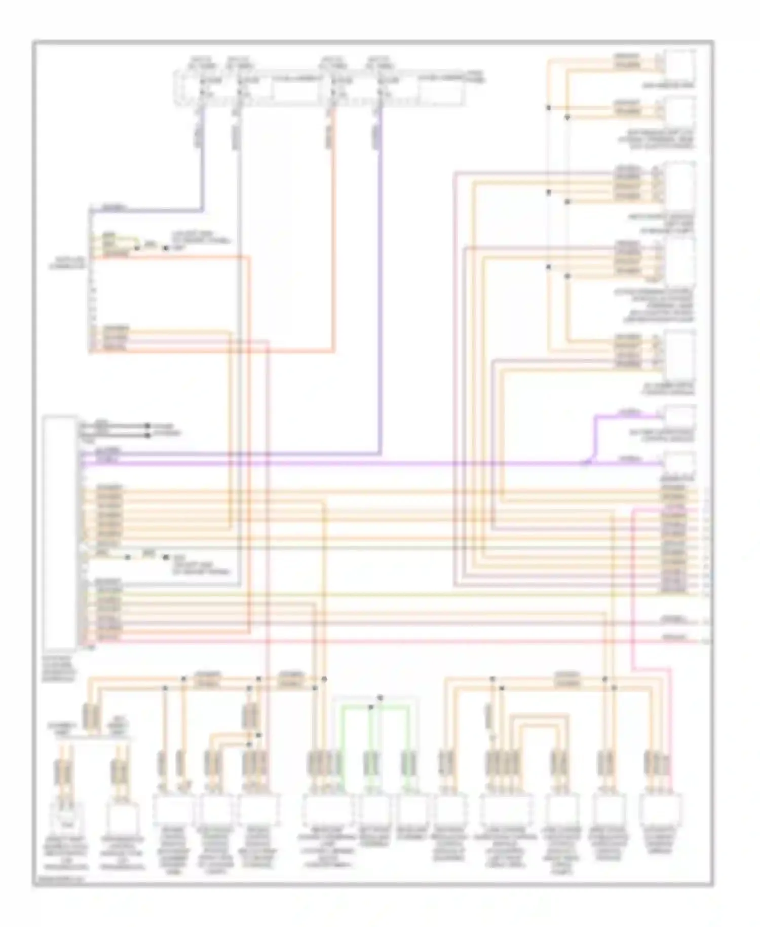 Q5 Audi I (2008-2012): Computer data lines circuit (1 of 3)