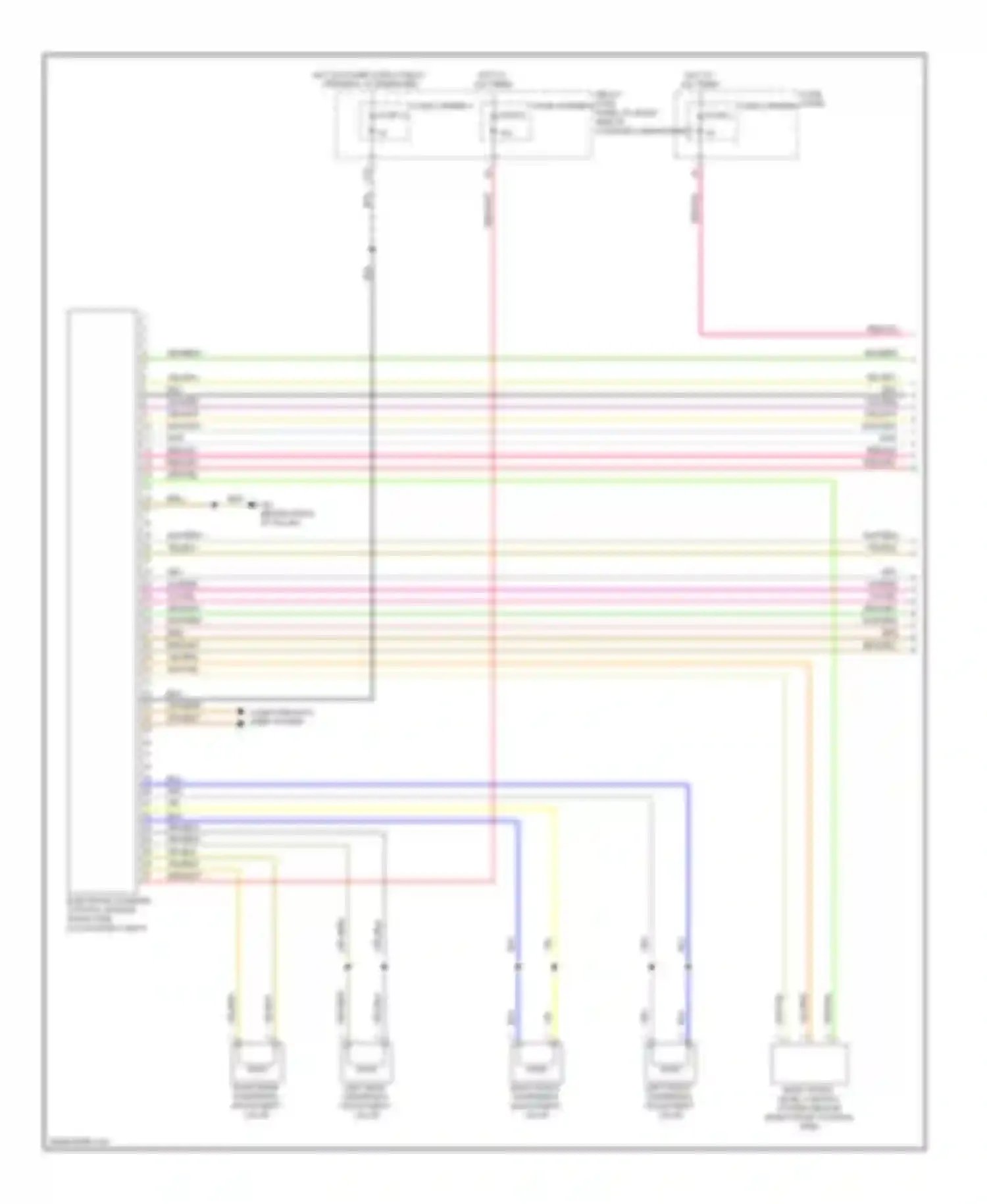 Q5 Audi I (2008-2012): Electronic suspension circuit (1 of 2)