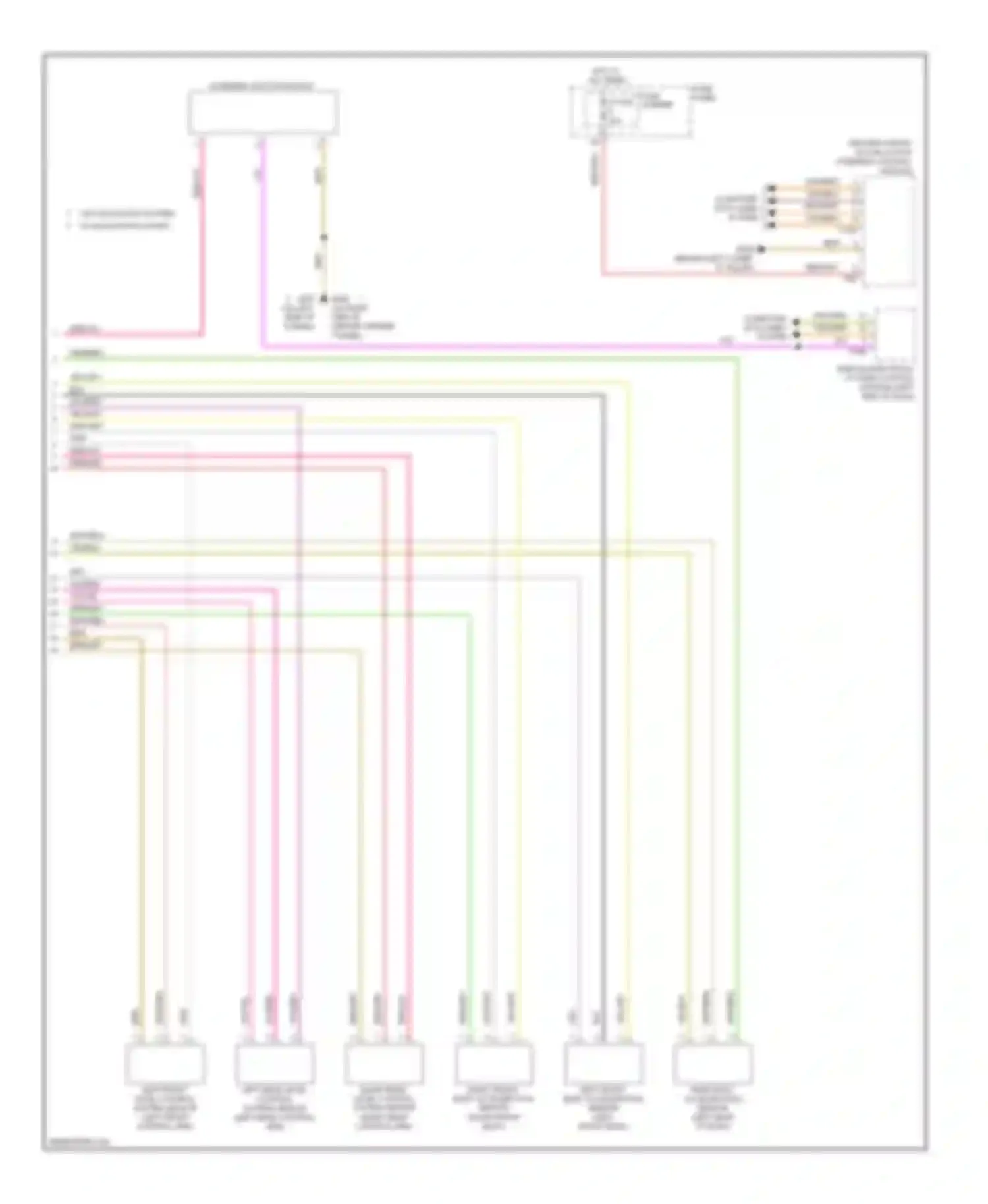 Q5 Audi I (2008-2012): Electronic suspension circuit (2 of 2)