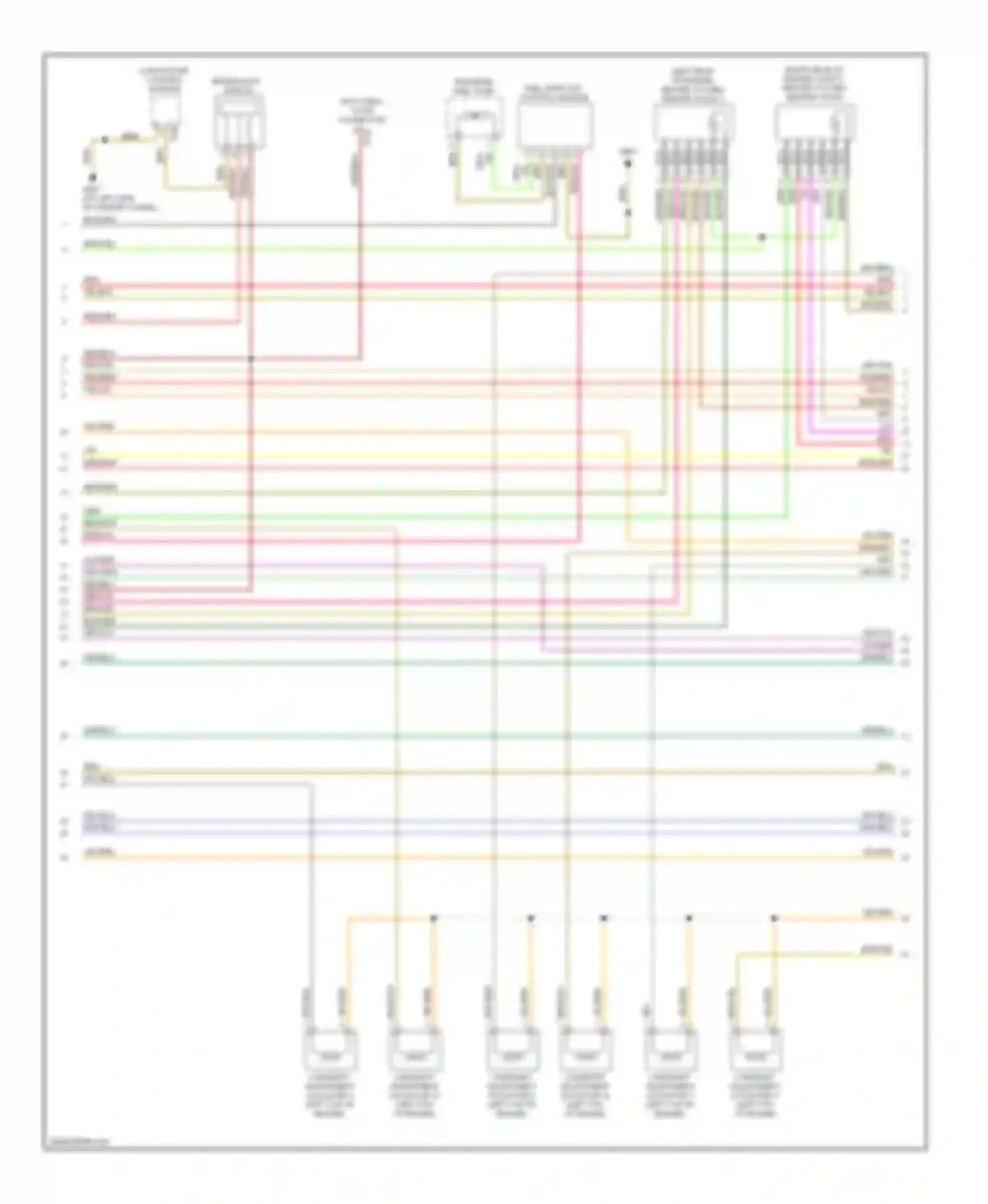 Q5 Audi I (2008-2012): Wiring diagram engine performance 3.2l (4 of 8)