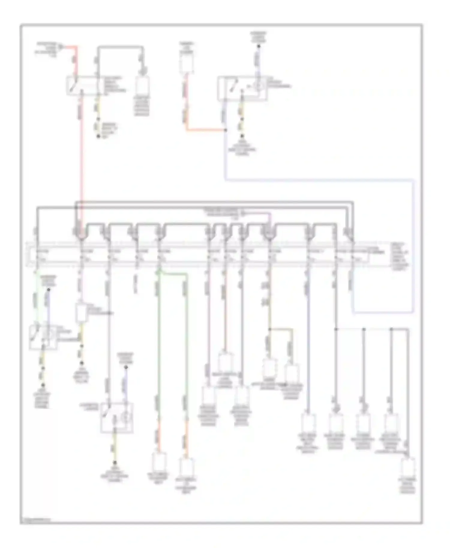Q5 Audi I (2008-2012): Power distribution circuit (4 of 7)