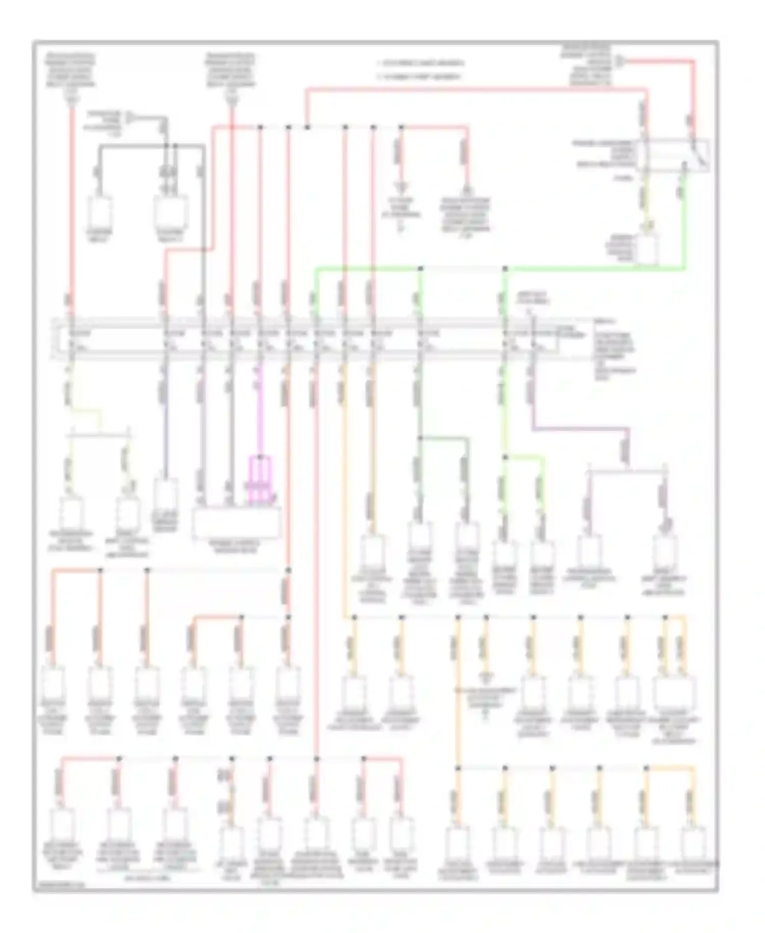 Q5 Audi I (2008-2012): Power distribution circuit (5 of 7)