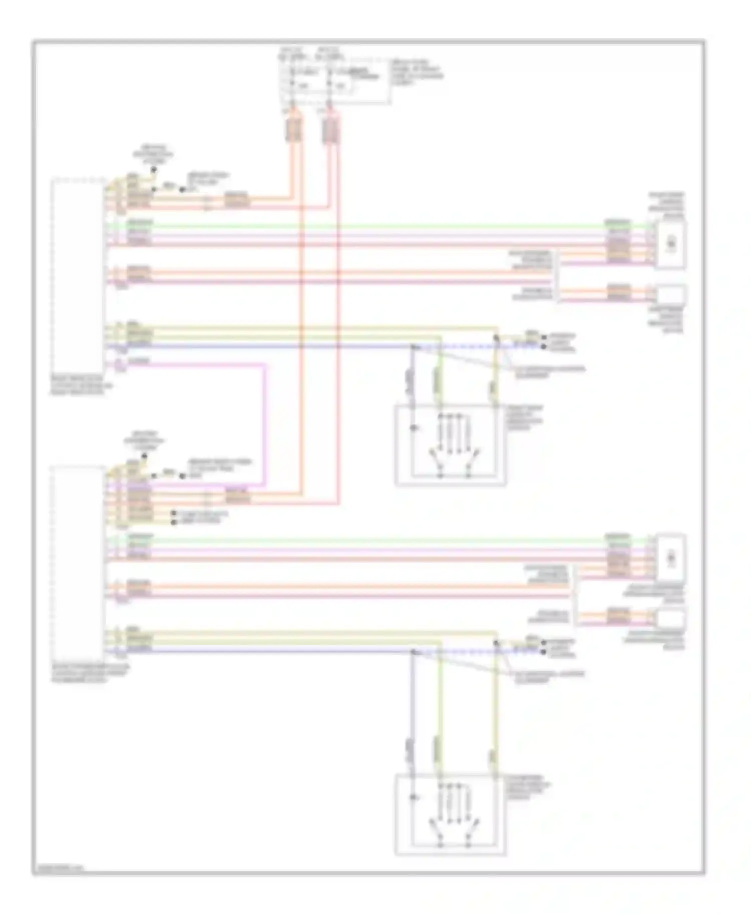 Q5 Audi I (2008-2012): Power windows circuit (2 of 2)