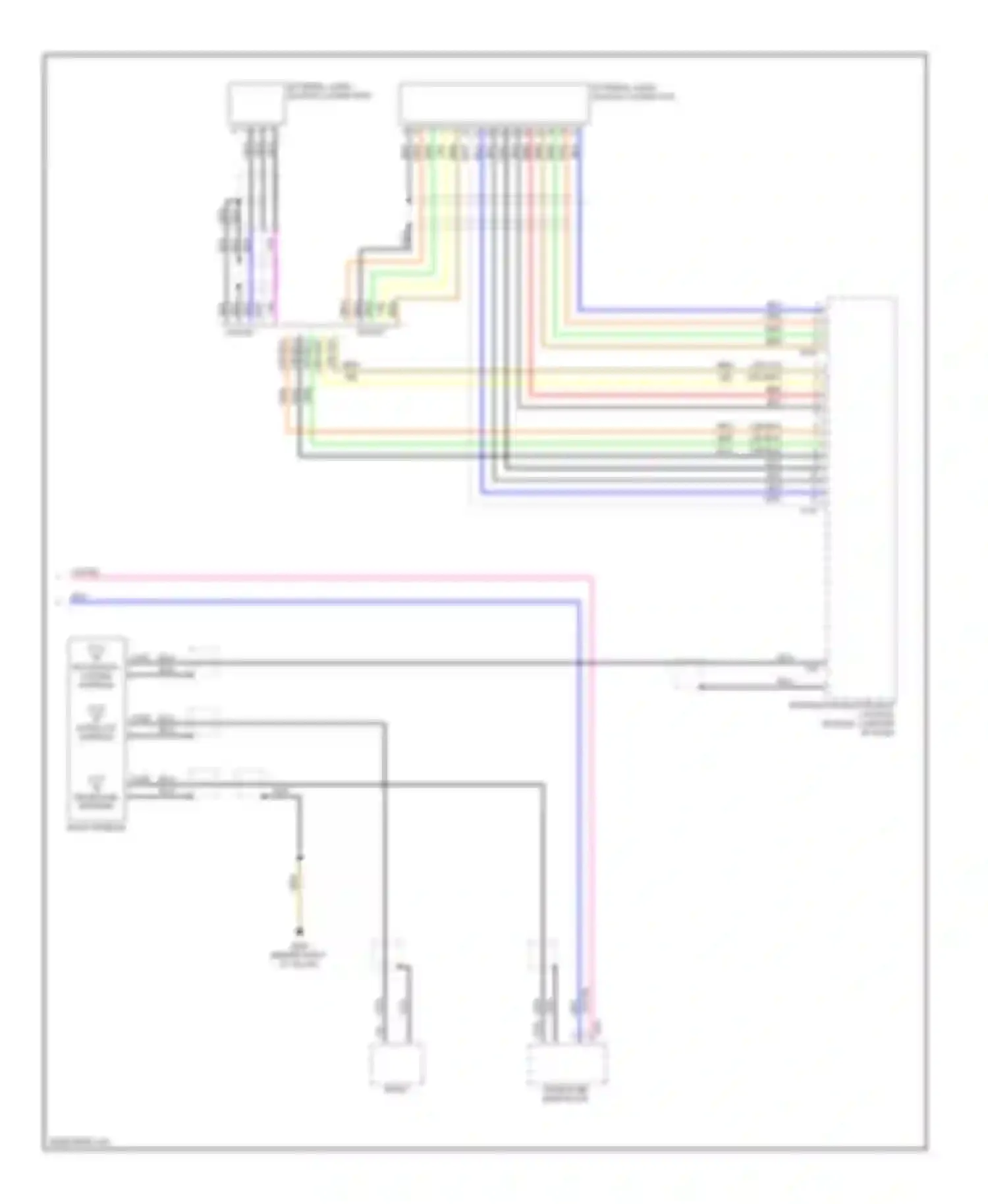 Q5 Audi I (2008-2012): Multimedia interface circuit (2 of 2)