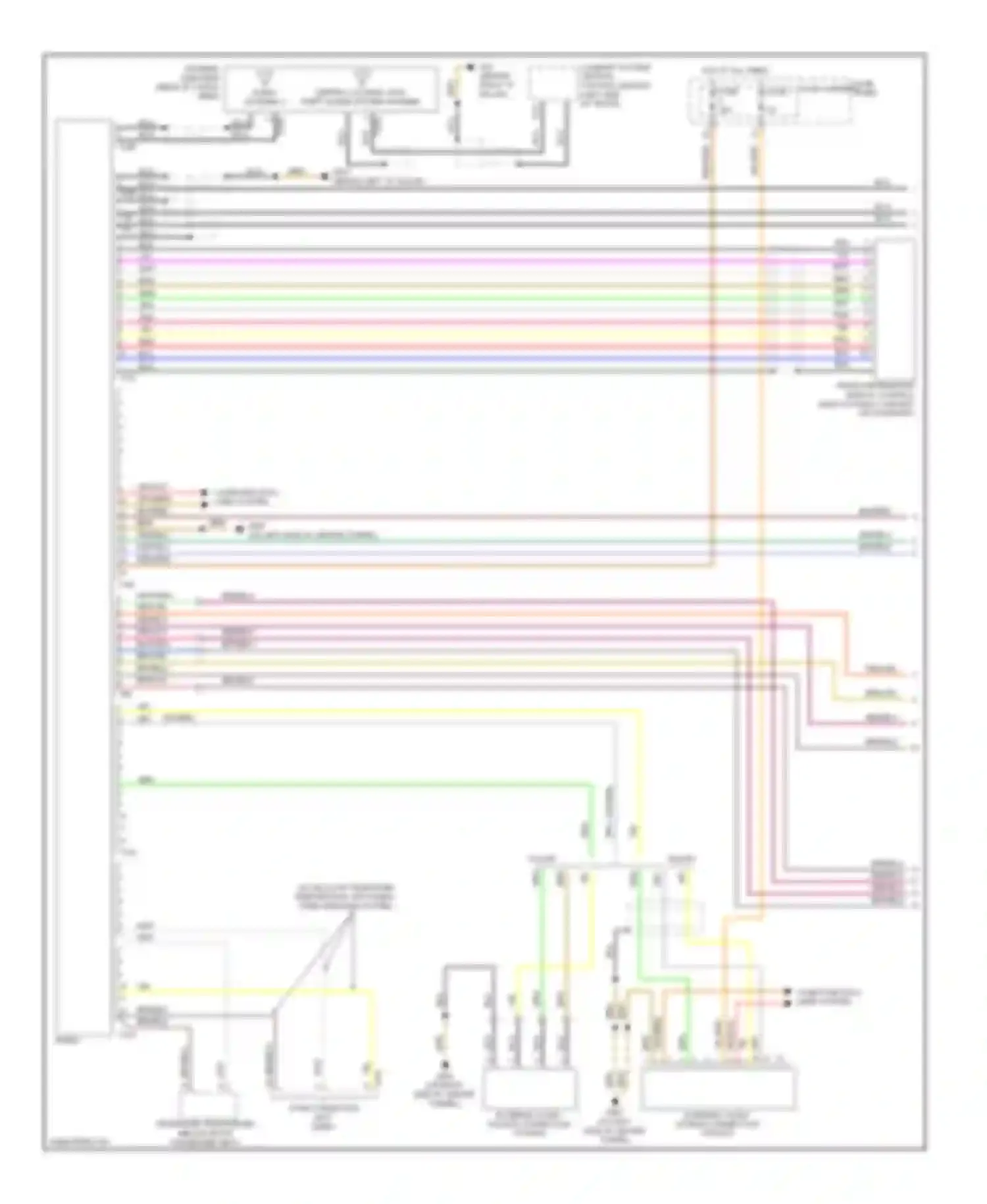 Q5 Audi I (2008-2012): Radio circuit, basic infotainment (1 of 2)