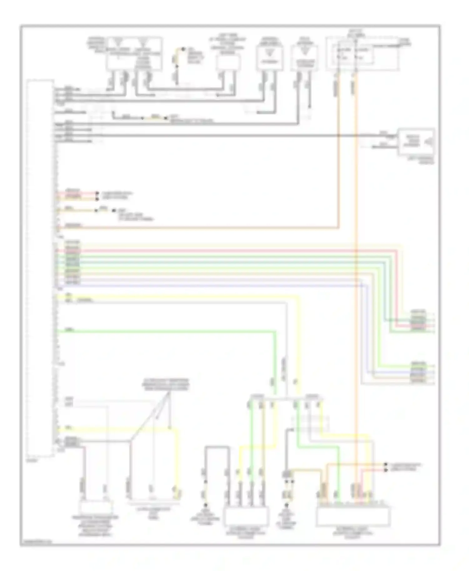 Q5 Audi I (2008-2012): Radio circuit, premium infotainment (1 of 2)