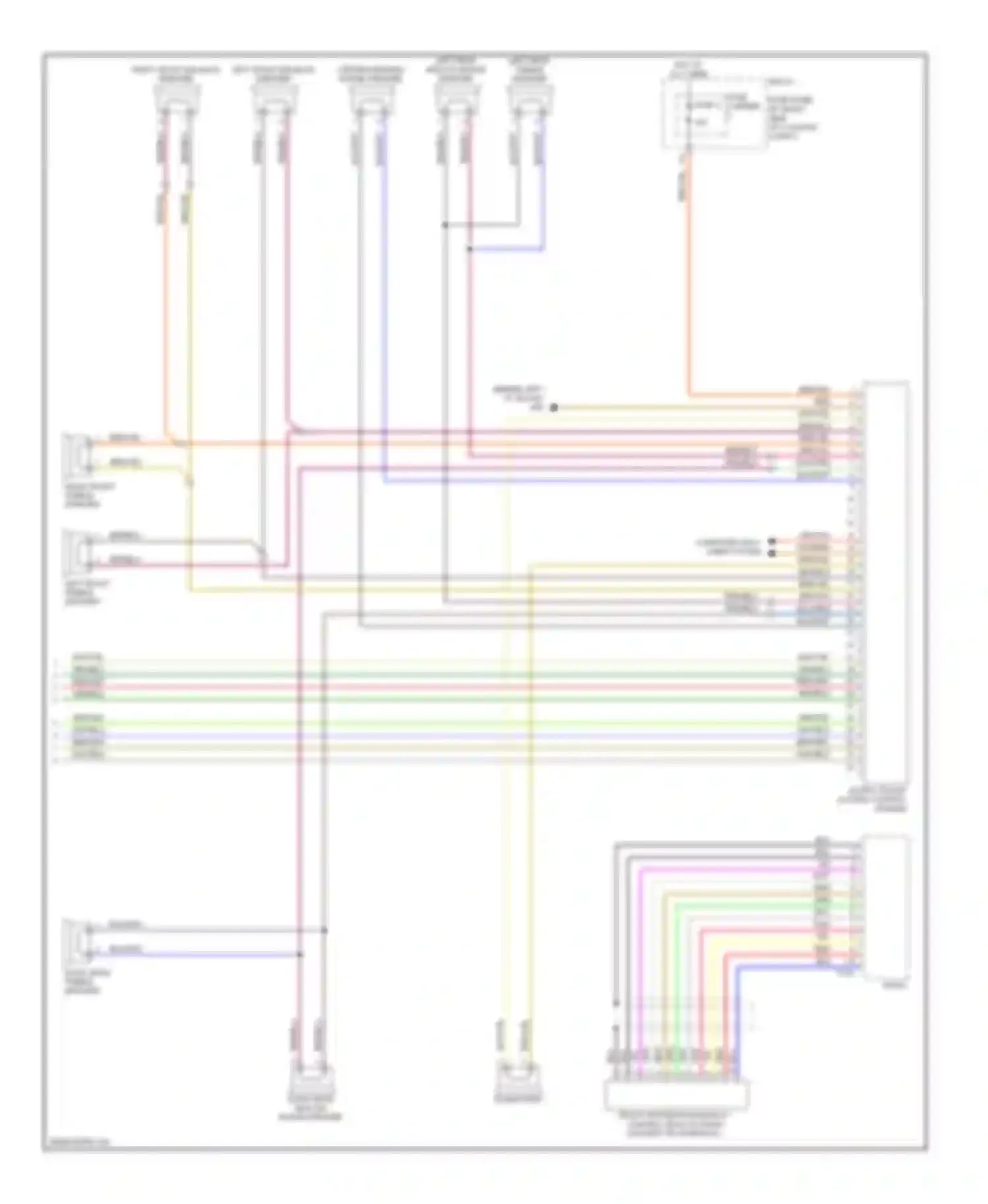 Q5 Audi I (2008-2012): Radio circuit, standard infotainment (2 of 2)