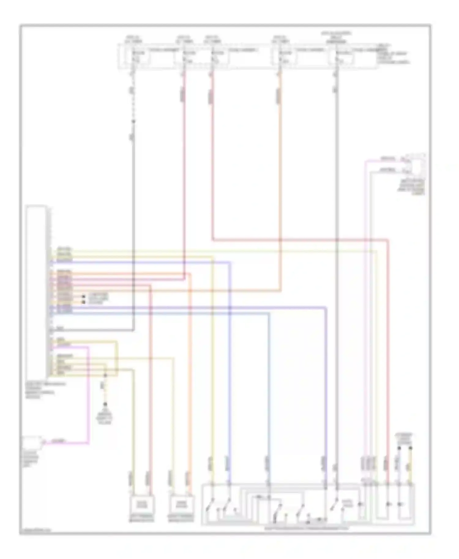 Q5 Audi I (2008-2012): Park brake release circuit