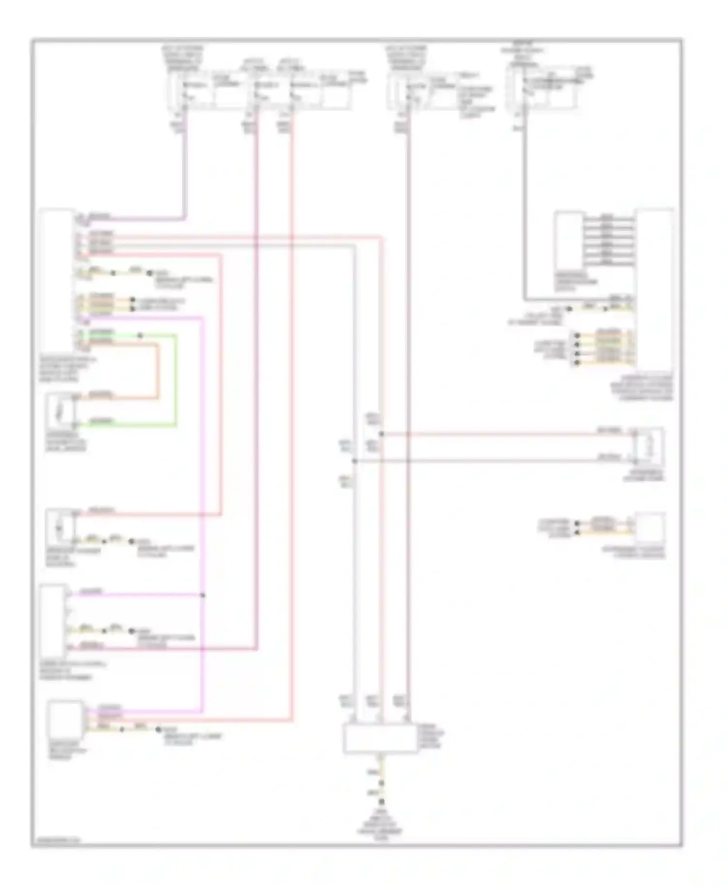 Q5 Audi I (2008-2012): Wiper/washer/headlamp washer circuit