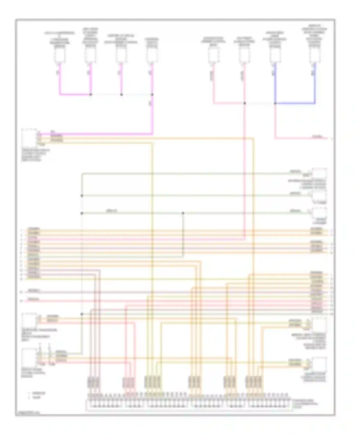 Wiring diagram cd/dvd changer for Audi Q5 I (2008-2012) (1 of 4)