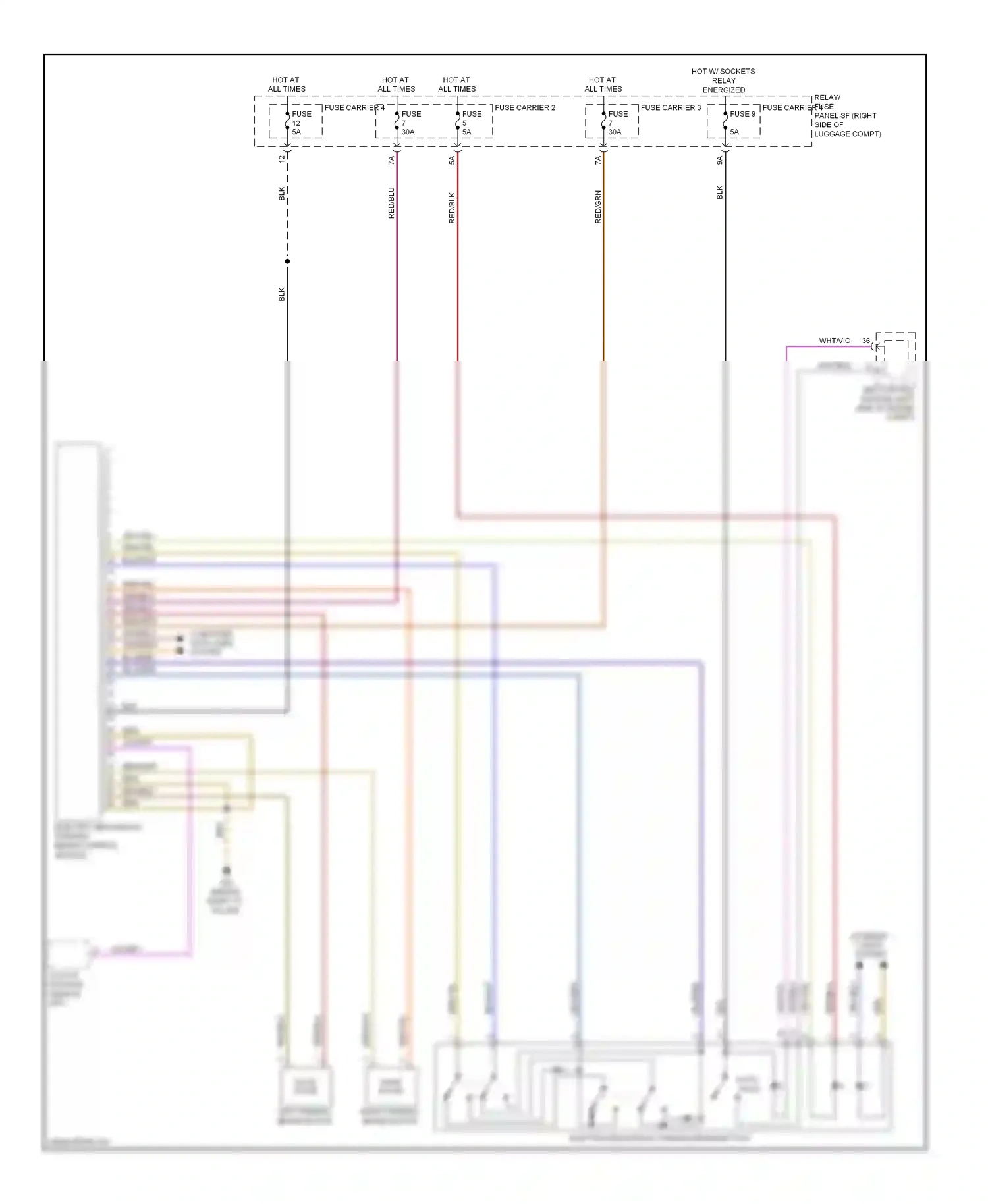 Audi Q5 I (2008-2012) computer data lines system wiring diagram  (65 of 74)