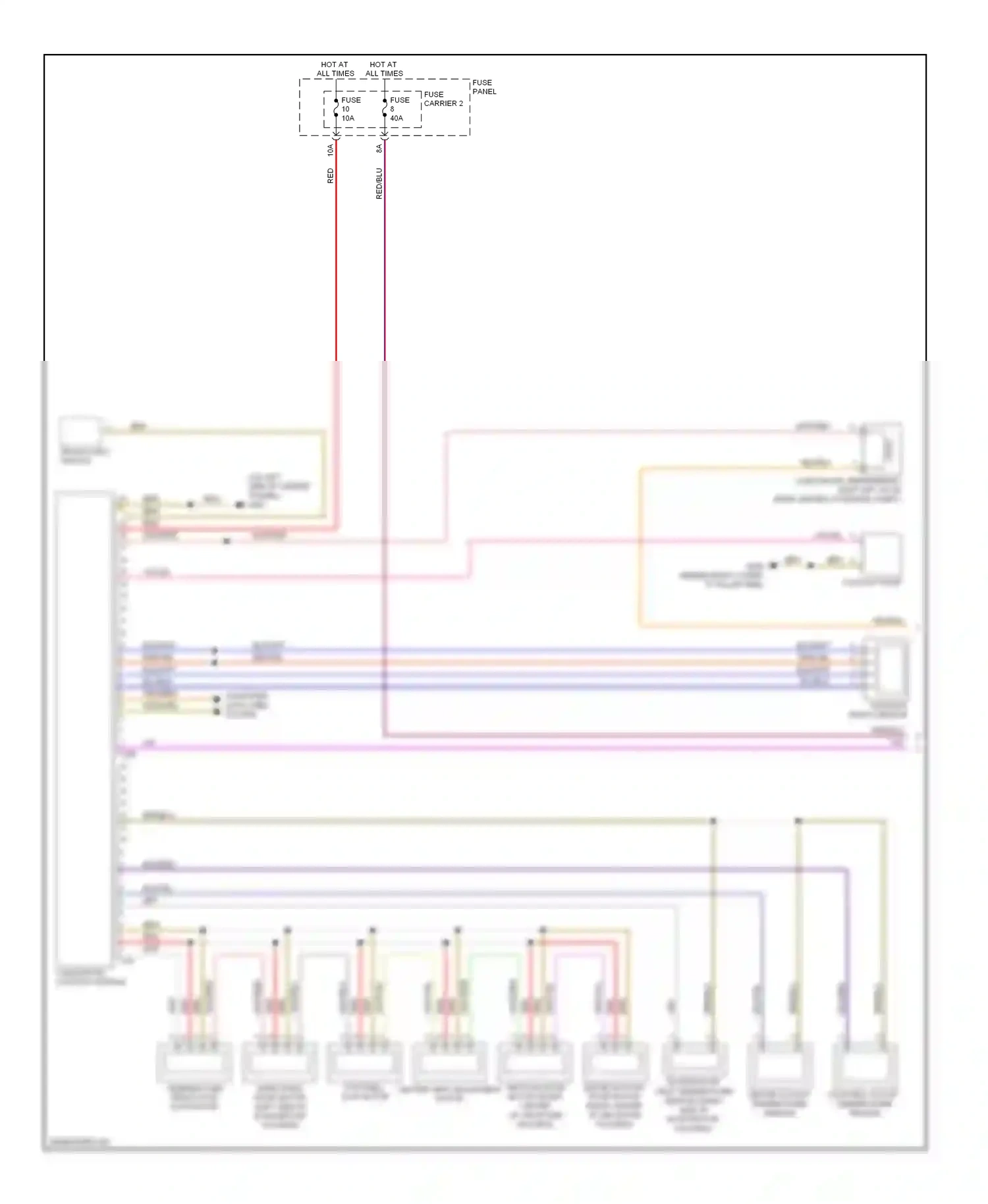 Audi Q5 I (2008-2012) computer data lines system wiring diagram  (6 of 74)