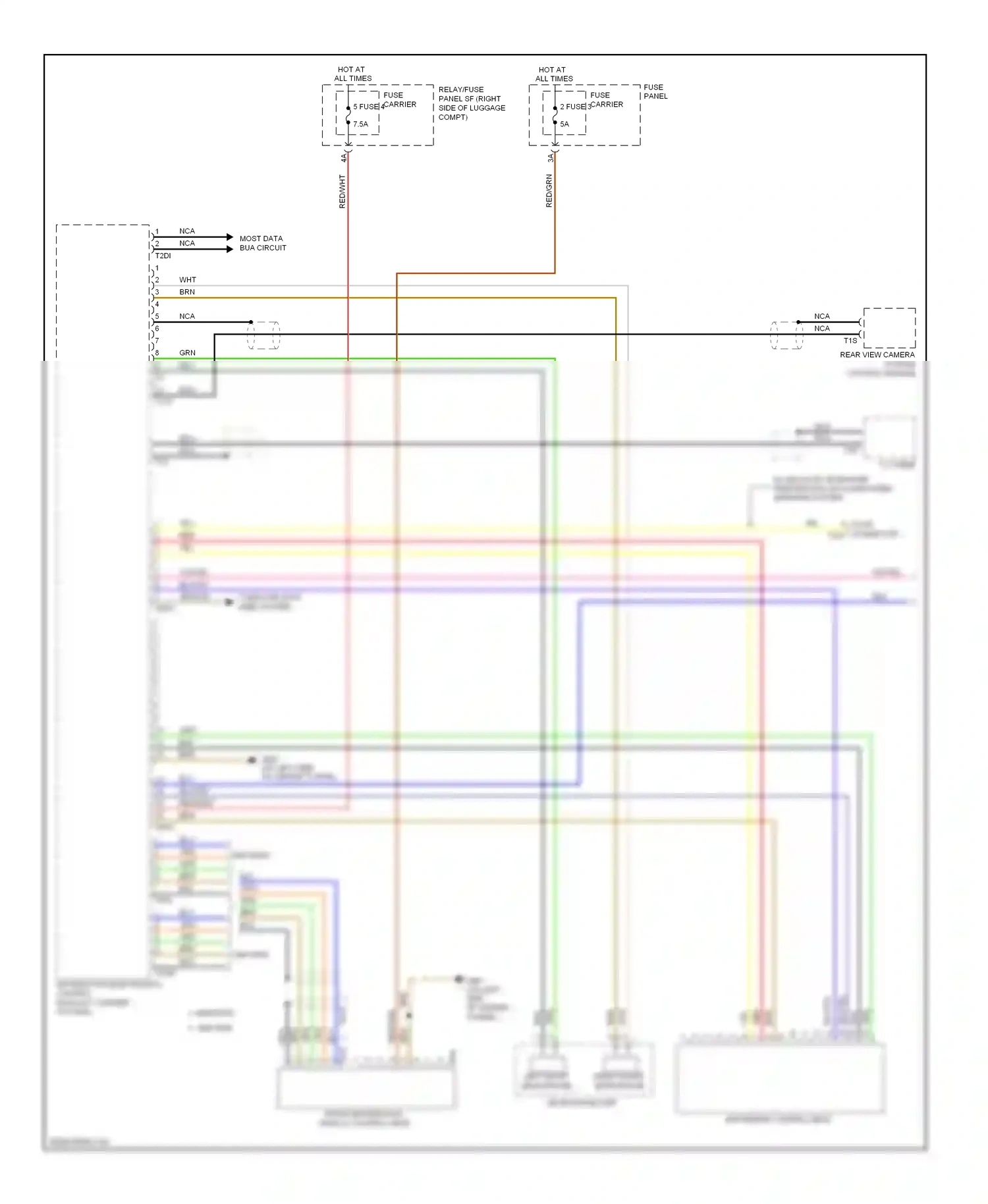 Audi Q5 I (2008-2012) computer data lines system wiring diagram  (51 of 74)