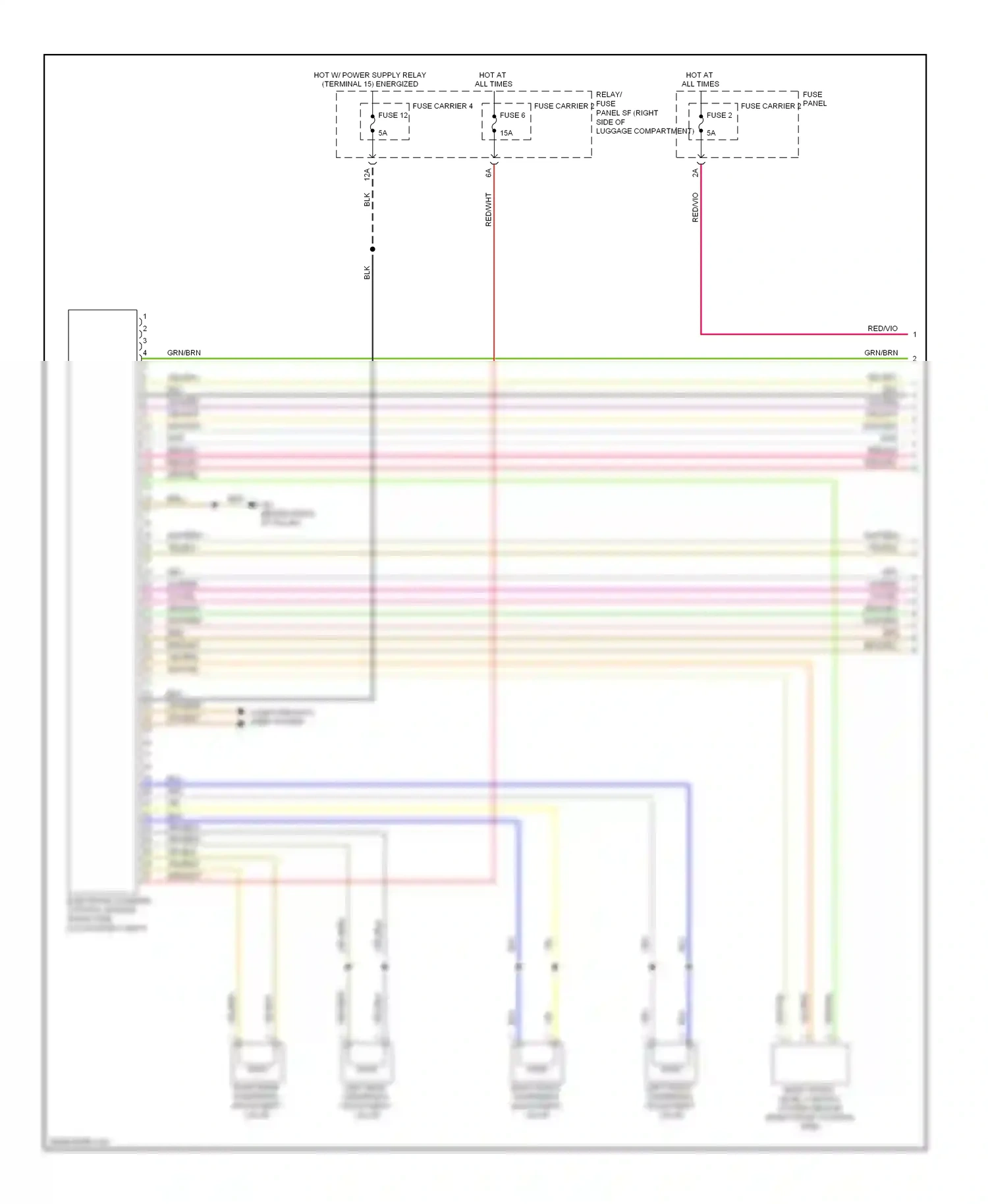 Audi Q5 I (2008-2012) computer data lines system wiring diagram  (16 of 74)