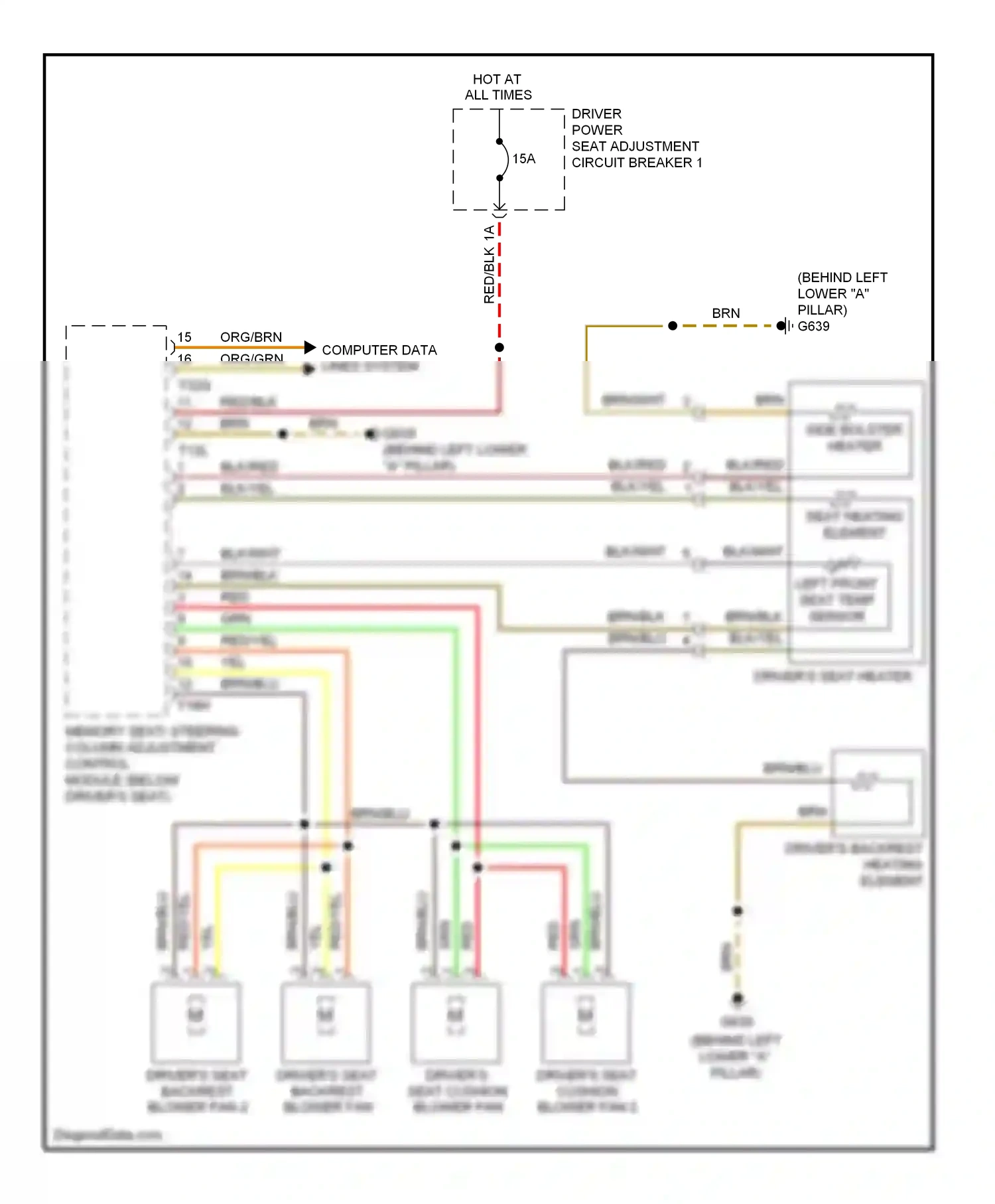 Audi Q5 I (2008-2012) computer data lines system wiring diagram  (42 of 74)