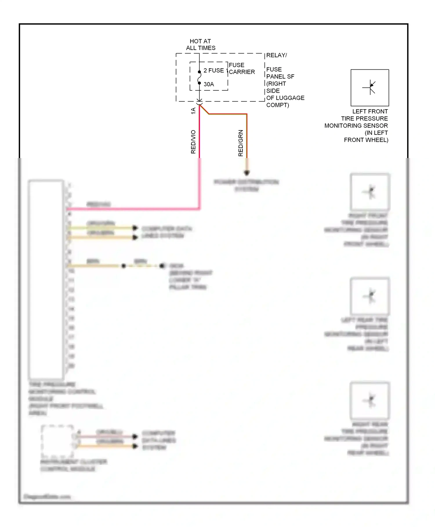Audi Q5 I (2008-2012) computer data lines system wiring diagram  (72 of 74)