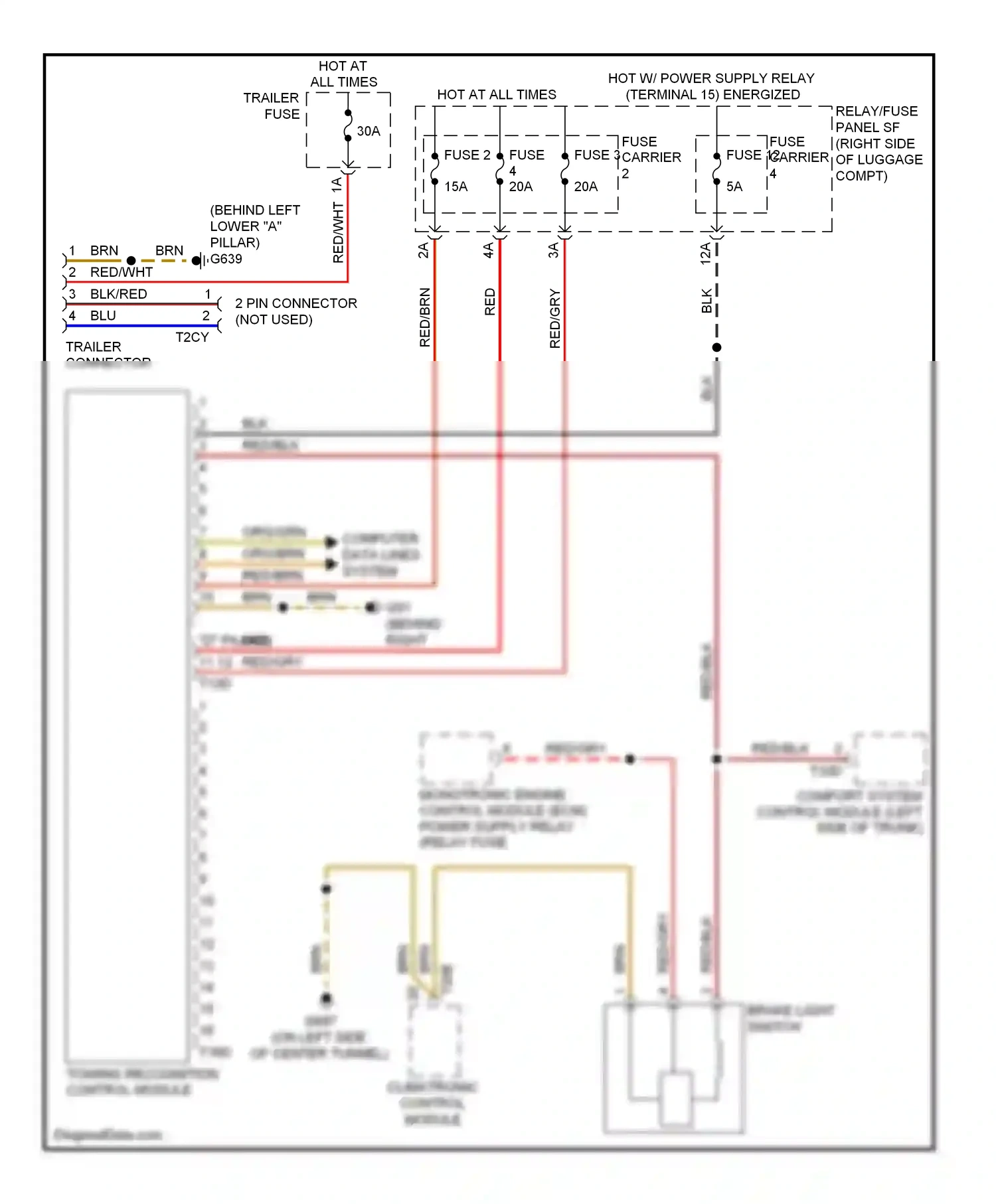 Audi Q5 I (2008-2012) computer data lines system wiring diagram  (28 of 74)