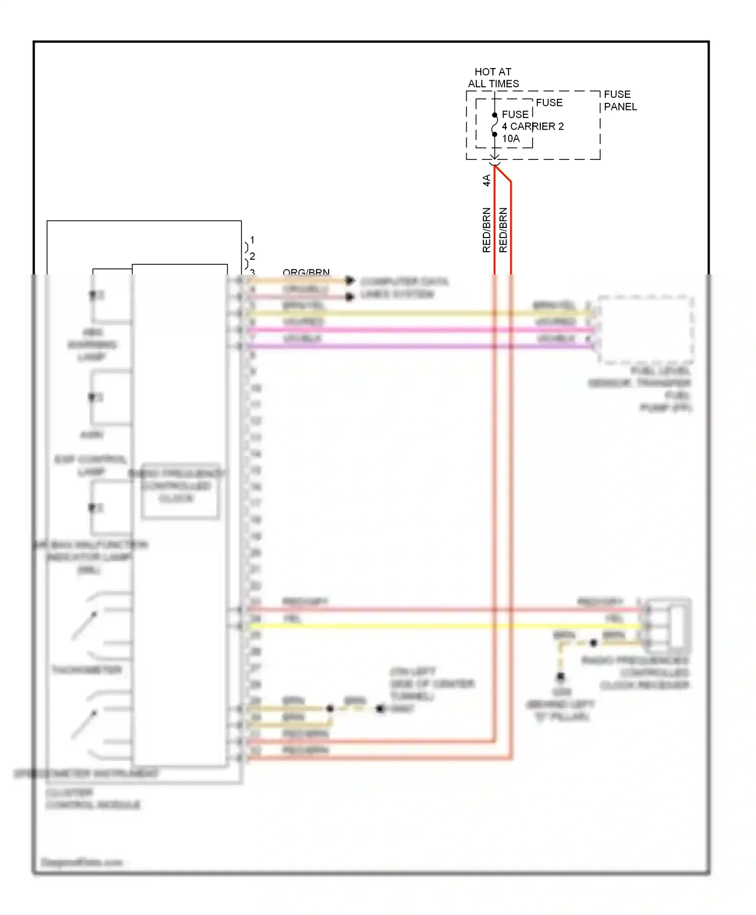 Audi Q5 I (2008-2012) computer data lines system wiring diagram  (34 of 74)