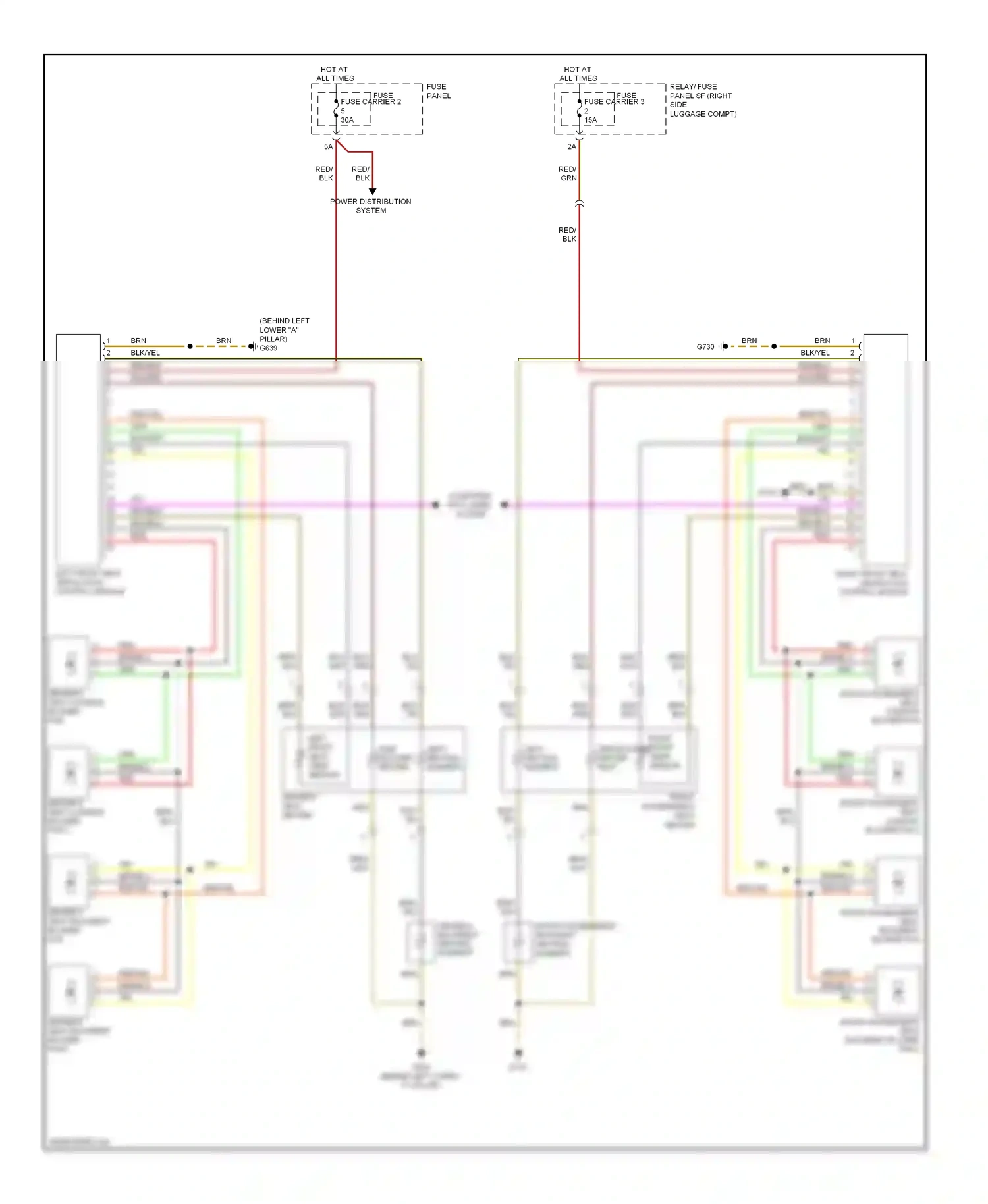 Audi Q5 I (2008-2012) computer data lines system wiring diagram  (44 of 74)