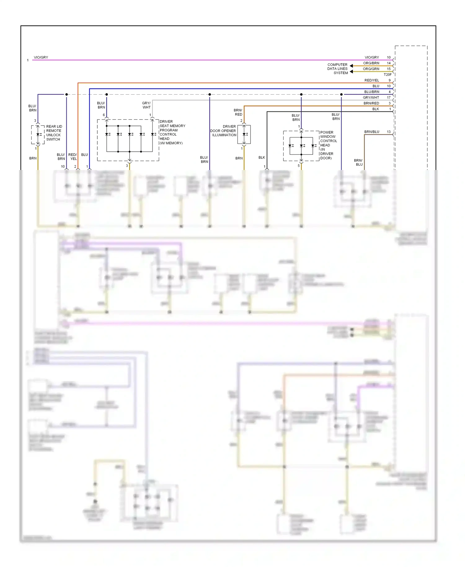 Audi Q5 I (2008-2012) computer data lines system wiring diagram  (36 of 74)