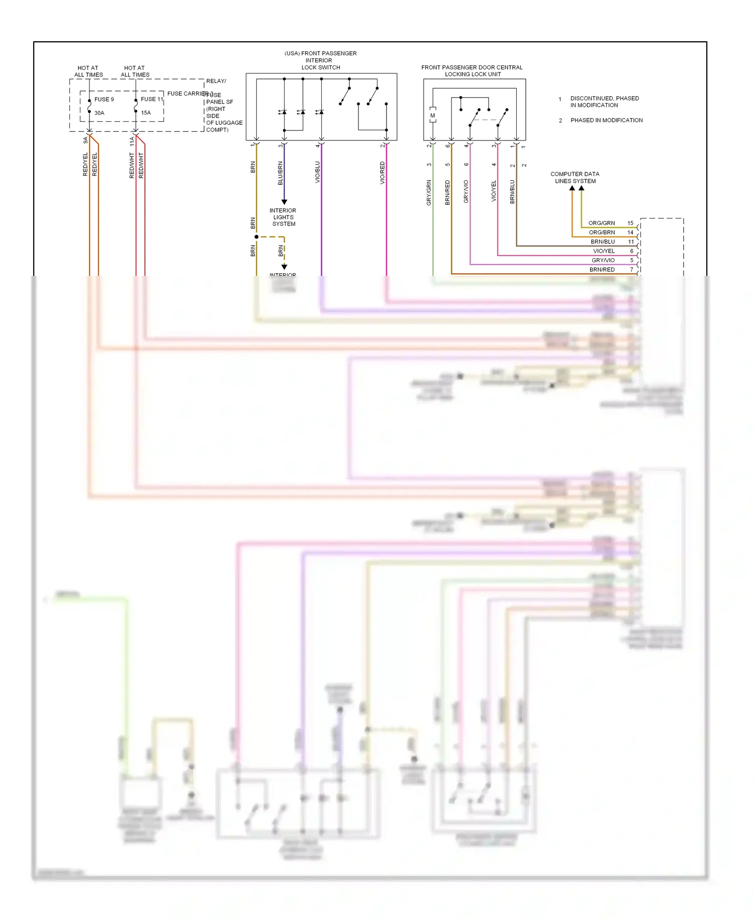 Audi Q5 I (2008-2012) computer data lines system wiring diagram  (47 of 74)