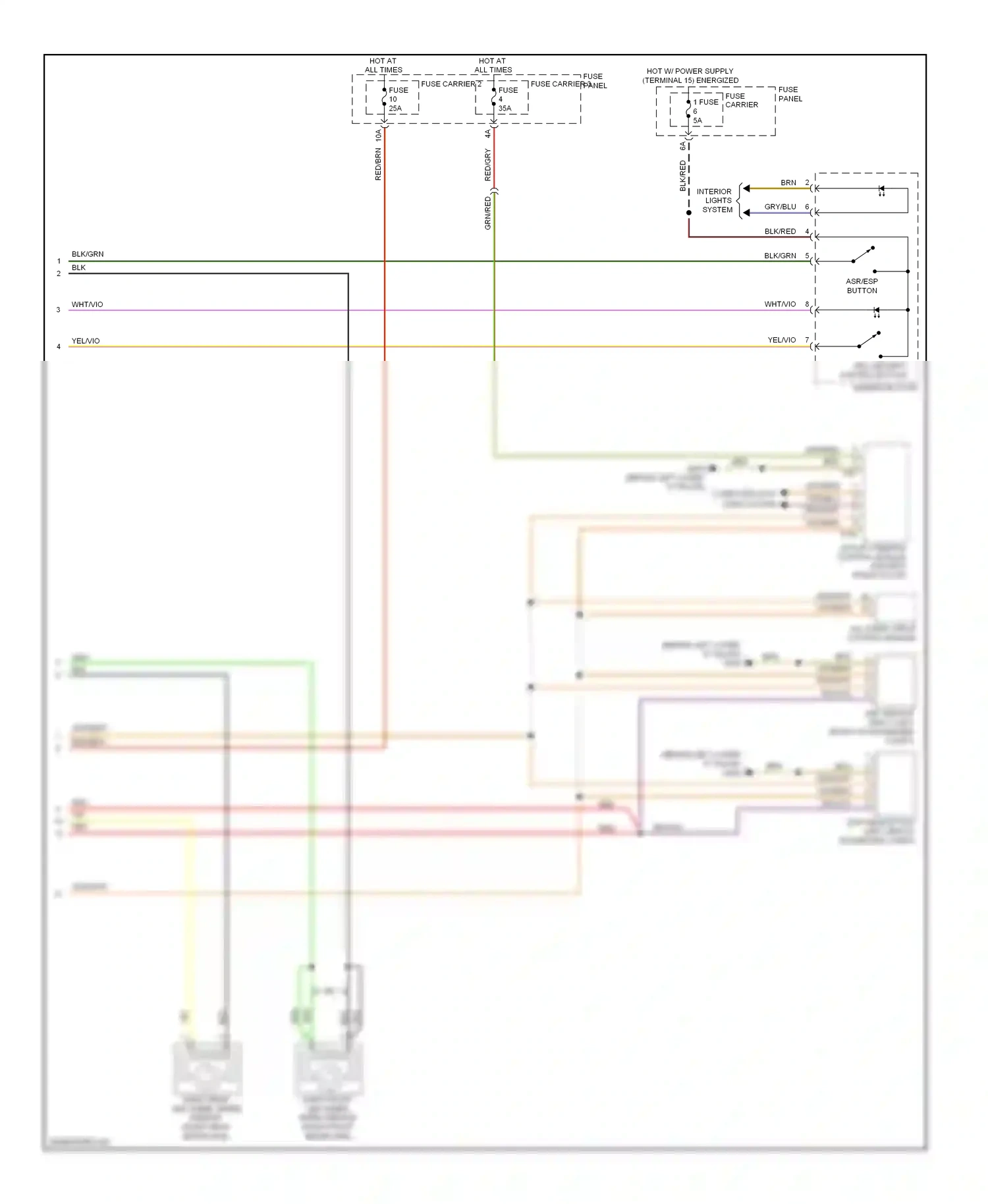 Audi Q5 I (2008-2012) computer data lines system wiring diagram  (2 of 74)