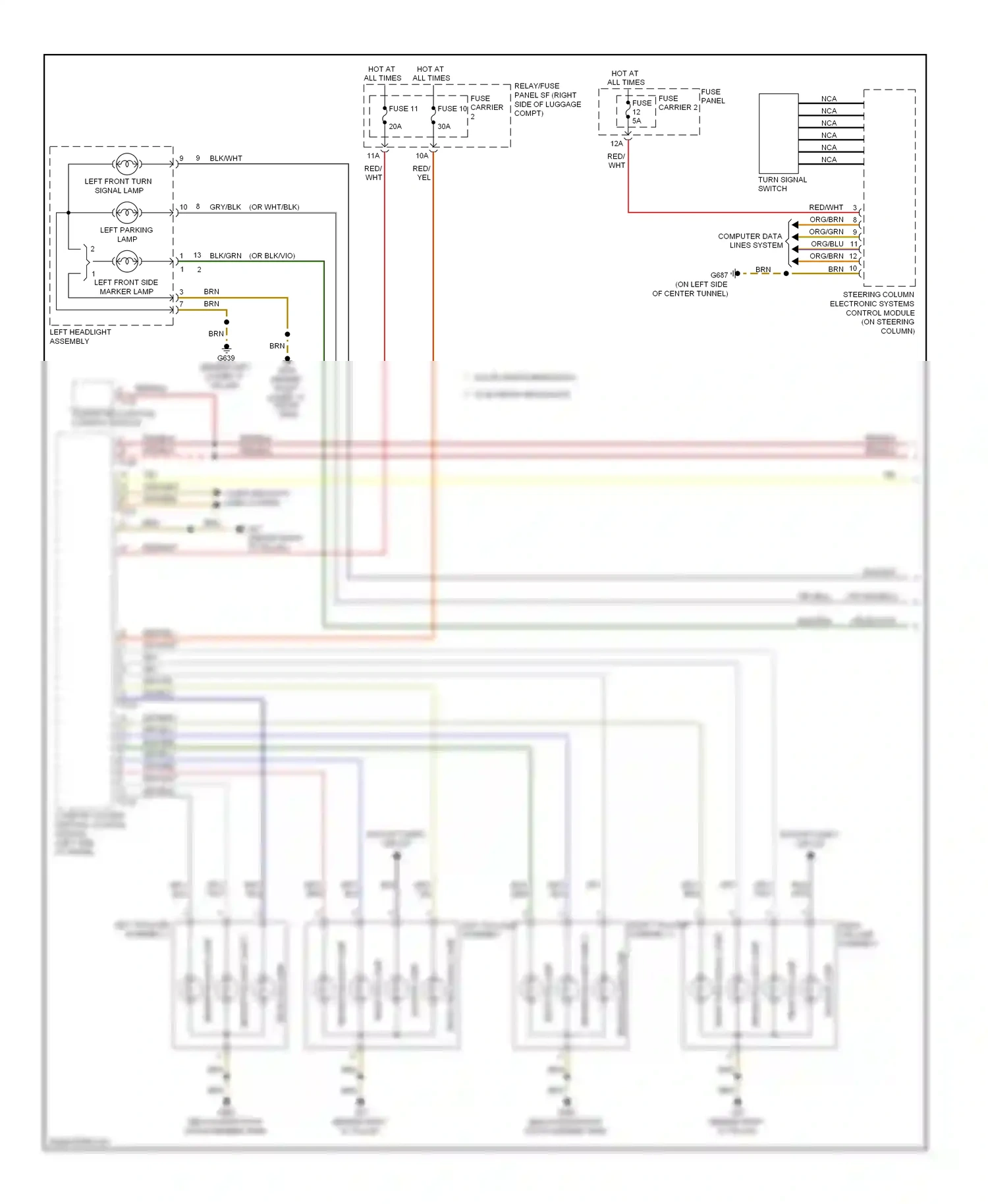 Audi Q5 I (2008-2012) computer data lines system wiring diagram  (22 of 74)