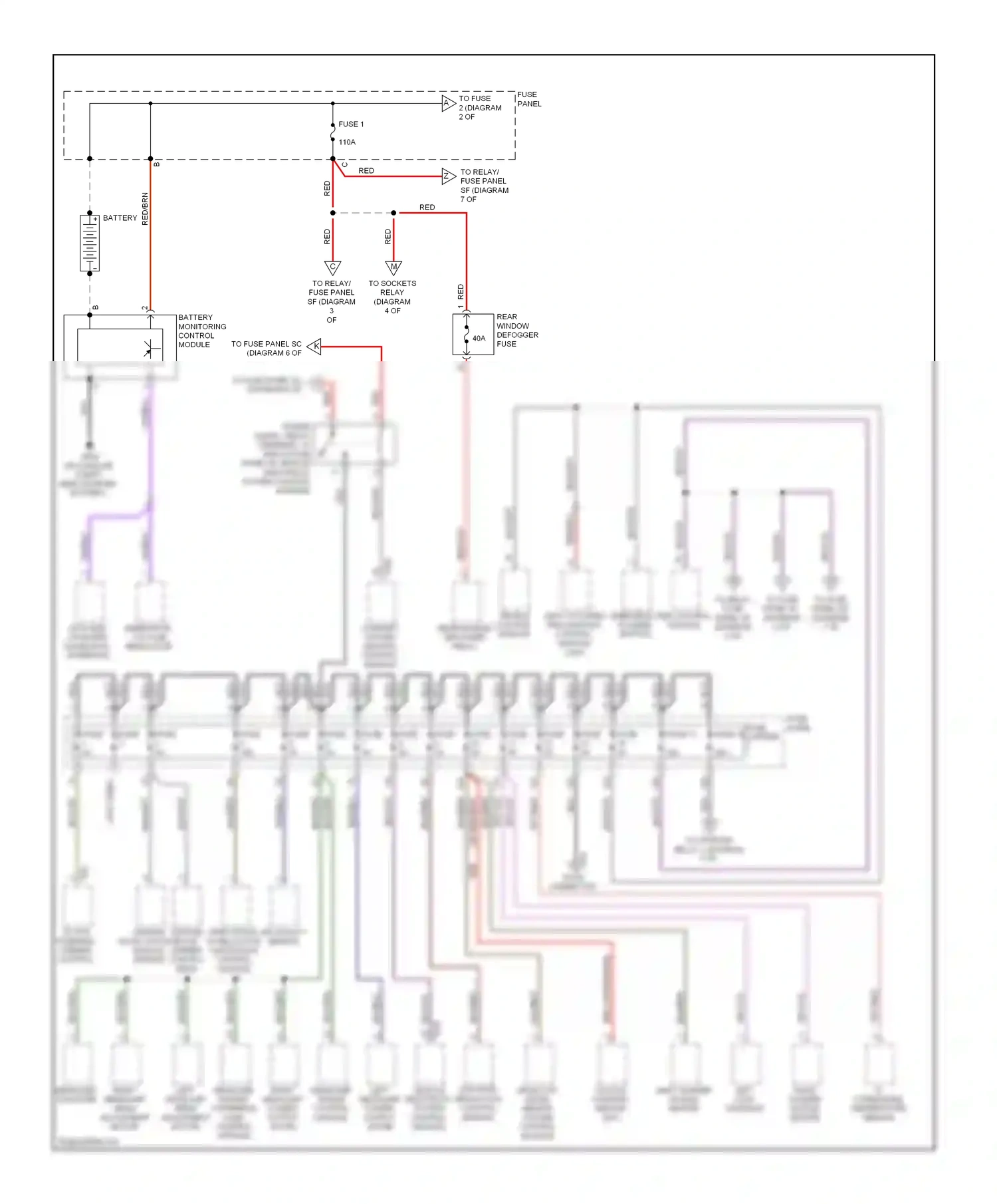 Audi Q5 I (2008-2012) data bus on board diagnostic interface wiring diagram  (4 of 7)