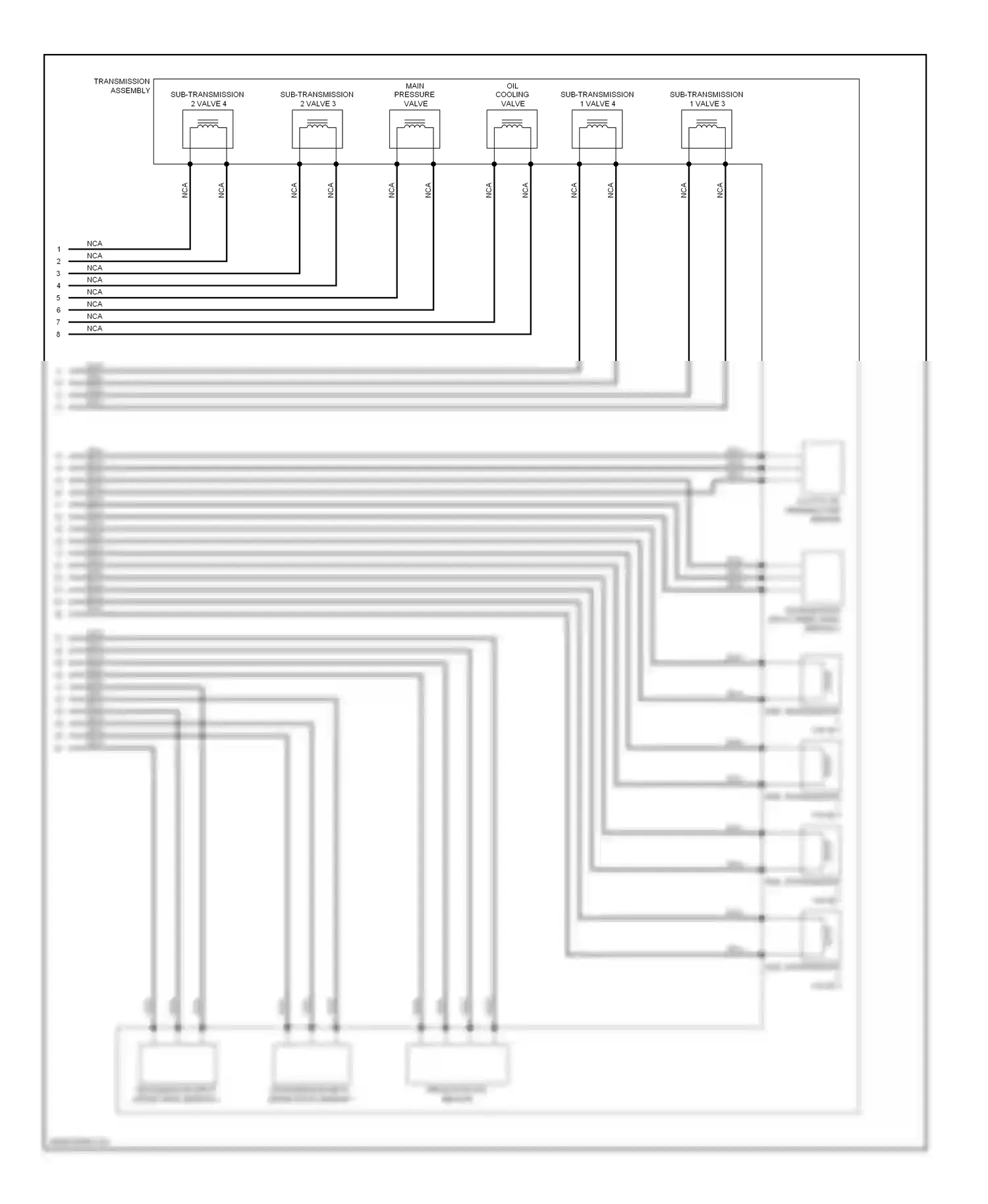 Audi Q5 I (2008-2012) drive position sensor wiring diagram  (1 of 1)