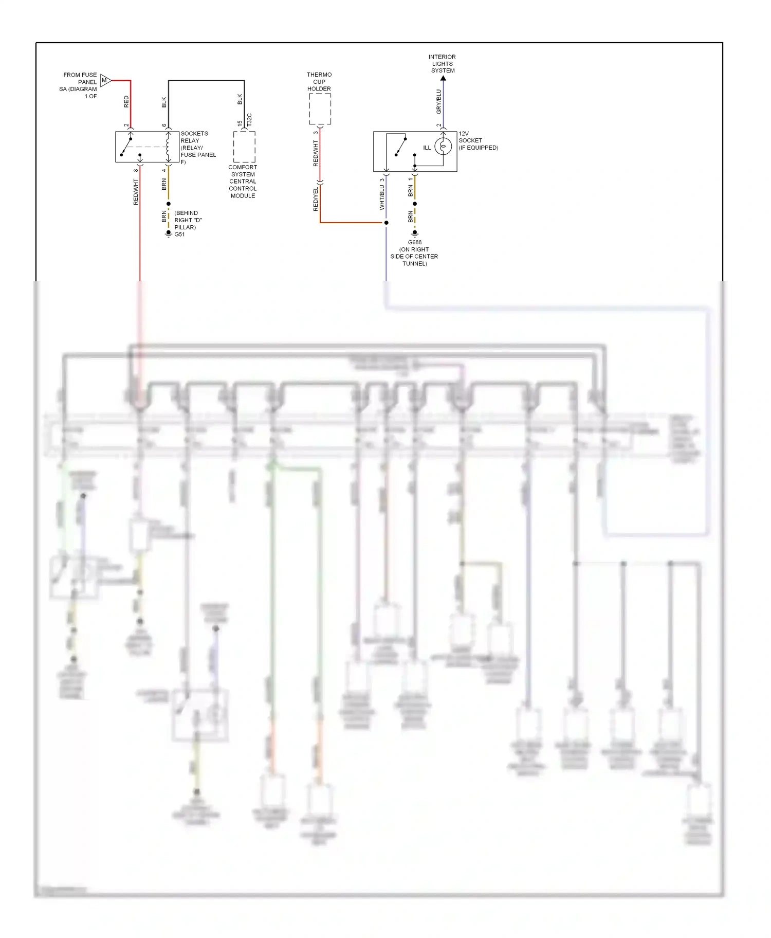 Audi Q5 I (2008-2012) electronic damping control module wiring diagram  (2 of 2)