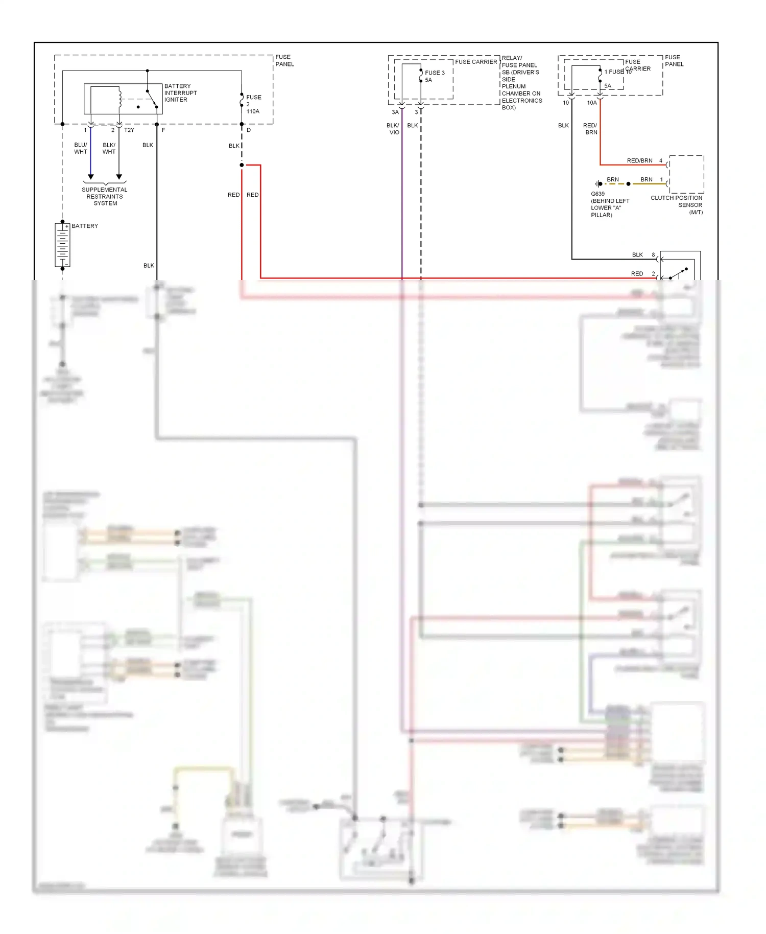 Audi Q5 I (2008-2012) engine control module (ecm) (in plenum chamber driver's side) wiring diagram  (7 of 11)