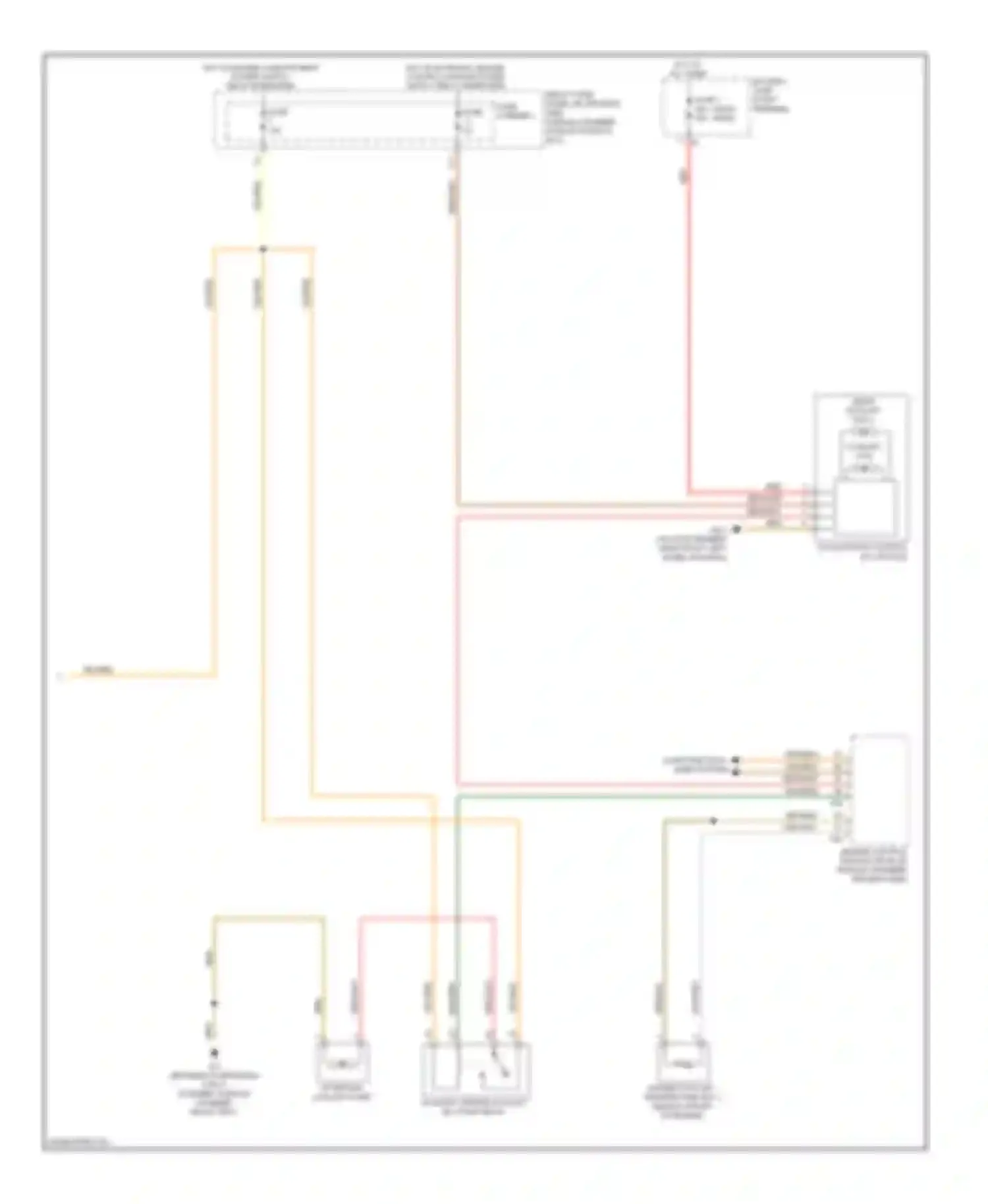 Wiring diagram fuse 1 for Audi Q5 I (2008-2012) (2 of 7)
