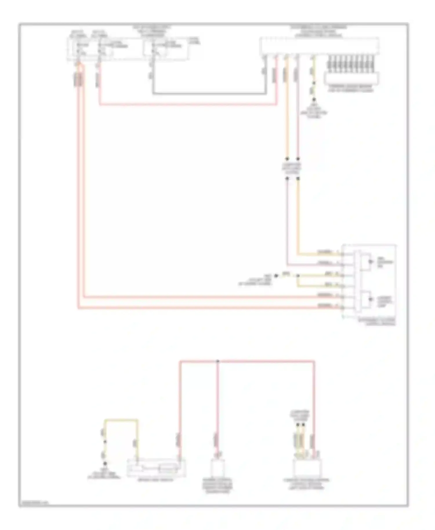 Wiring diagram fuse carrier 1 fuse for Audi Q5 I (2008-2012) (2 of 4)