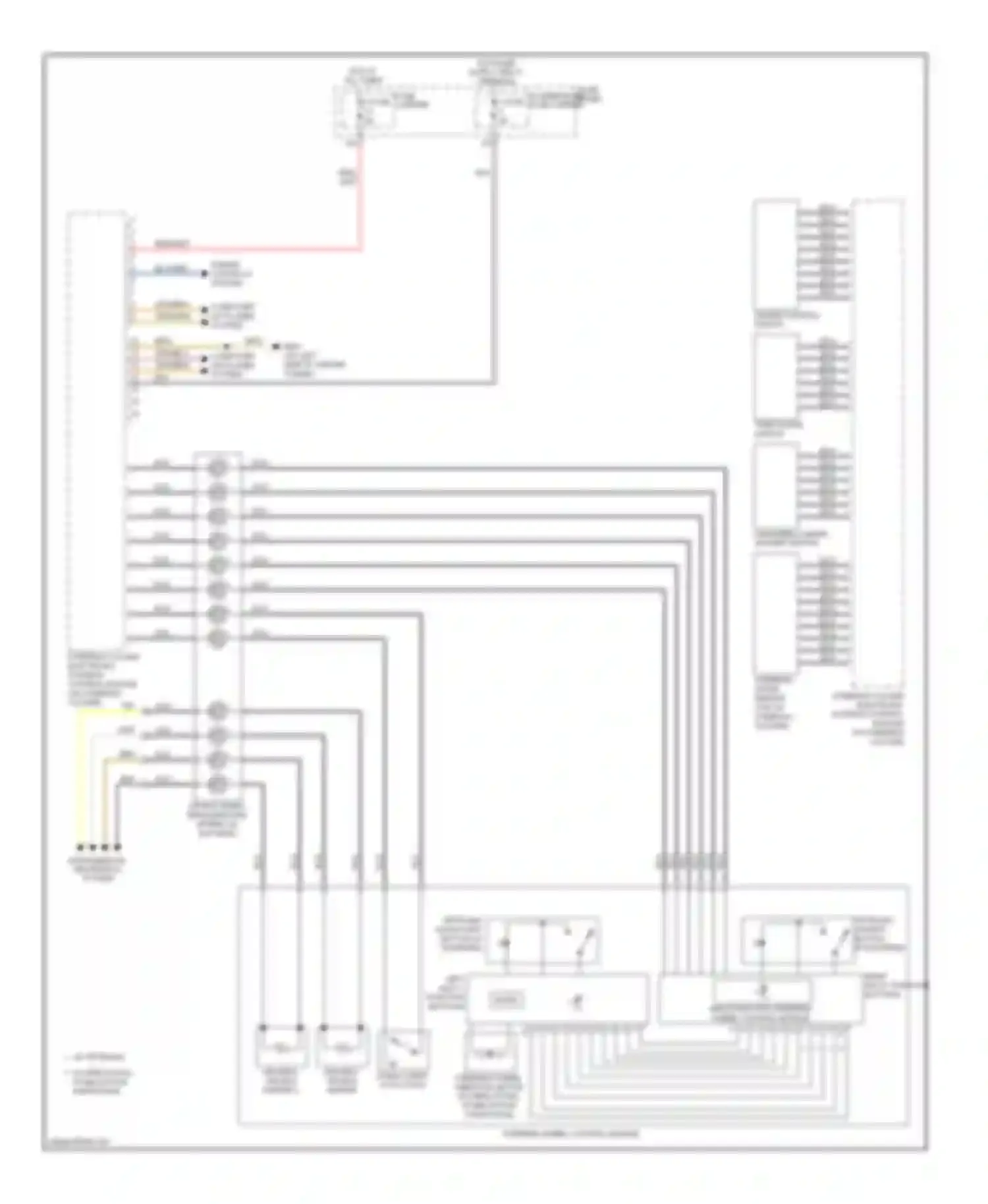 Wiring diagram fuse carrier 2 fuse for Audi Q5 I (2008-2012) (4 of 4)