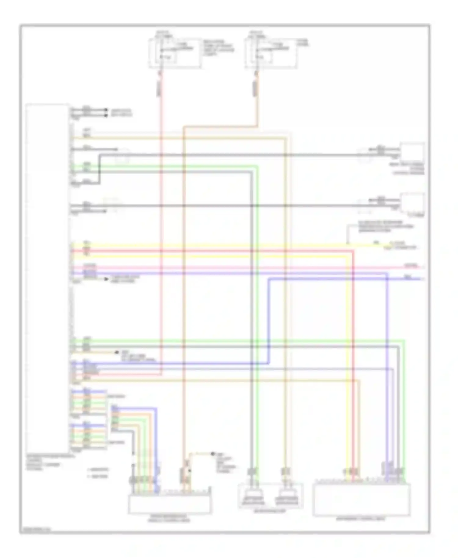 Wiring diagram microphone unit for Audi Q5 I (2008-2012) (1 of 3)