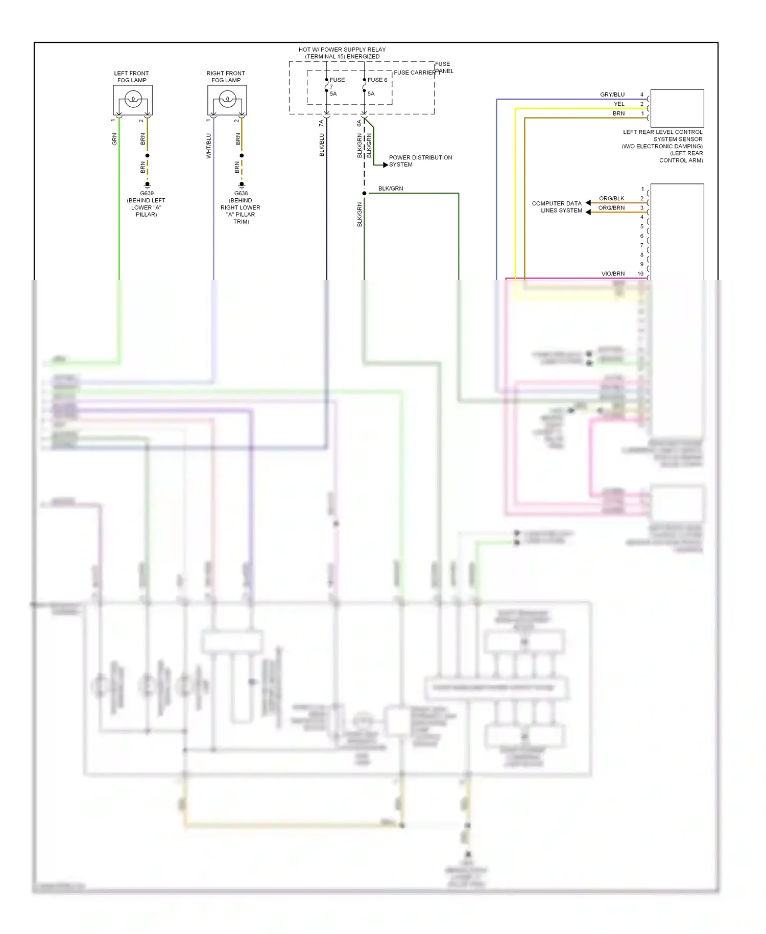 Audi Q5 I (2008-2012) (w/ light sensor package) wiring diagram  (2 of 4)